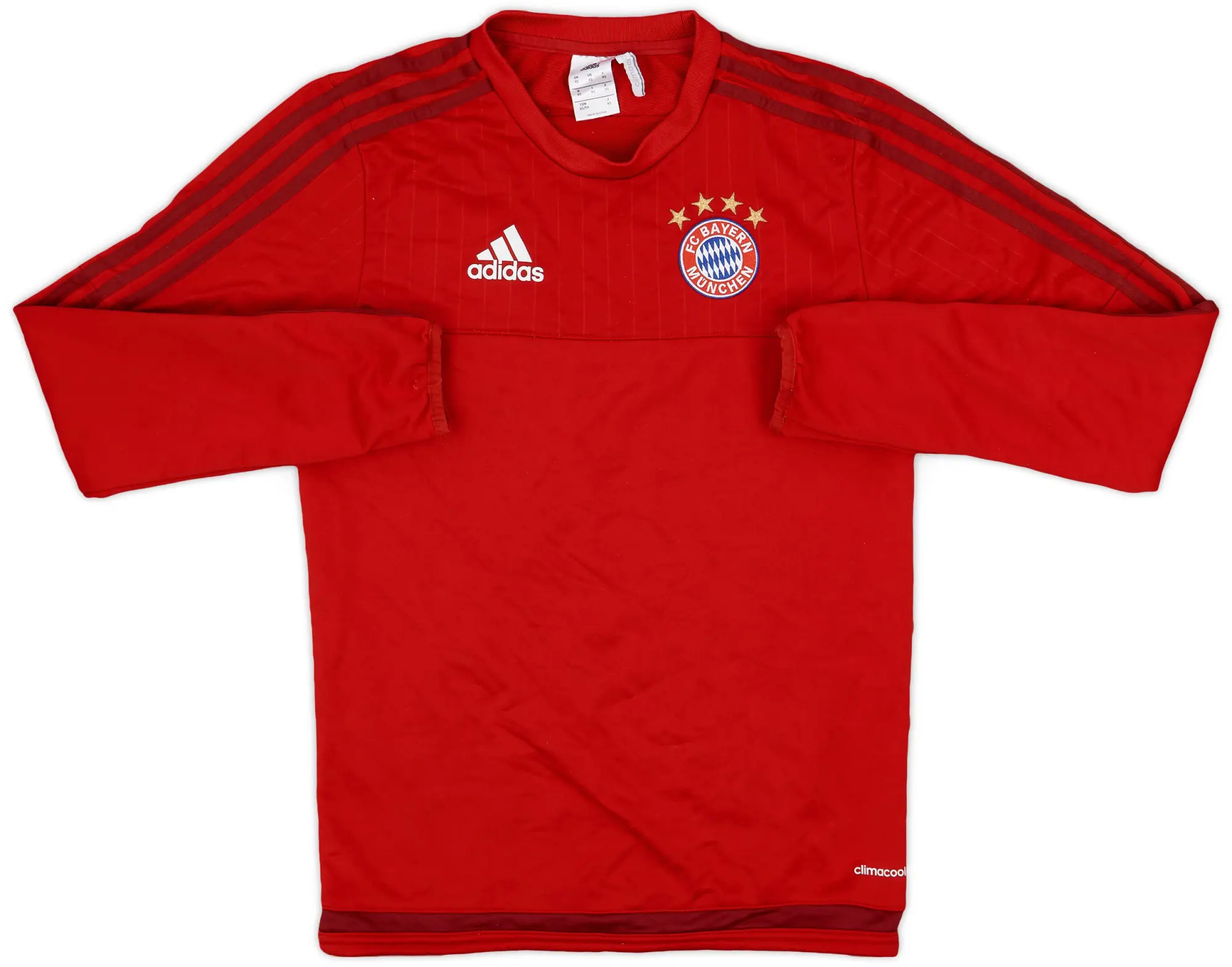 2015-16 Bayern Munich adidas Sweat Top - 8/10 - (XS)