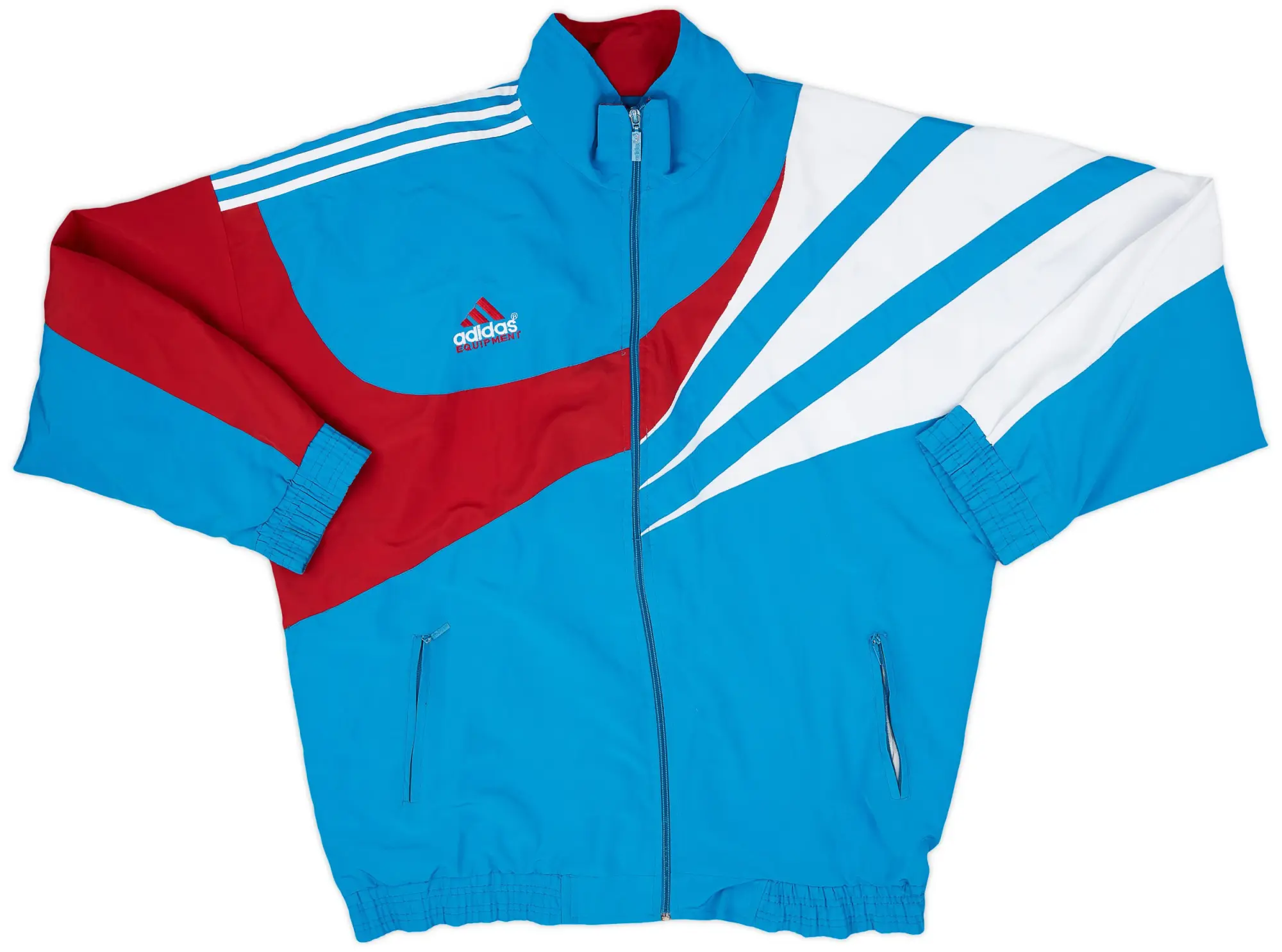 1990s adidas Template Hooded Track Jacket - 9/10 - (XXL)