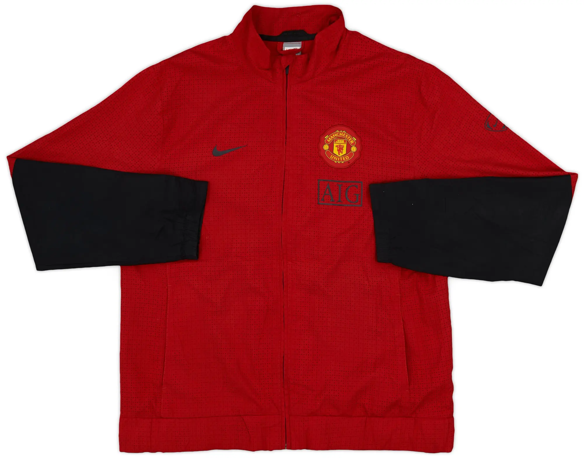 2009-10 Manchester United Nike Track Jacket - 8/10 - (XL)