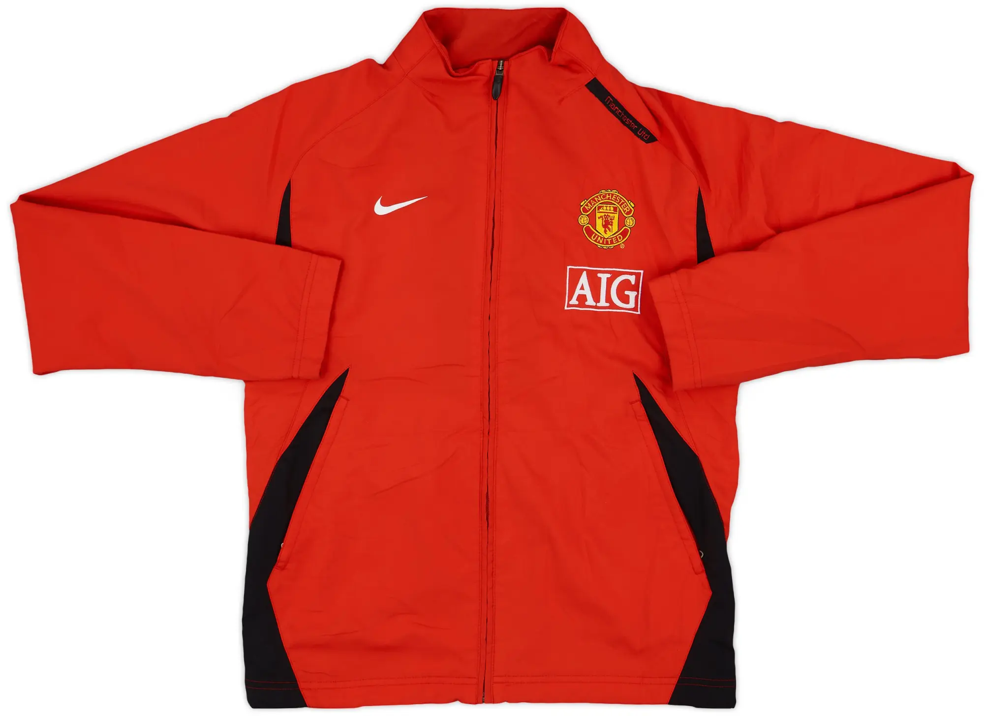 2007-08 Manchester United Nike Track Jacket - 8/10 - (S)
