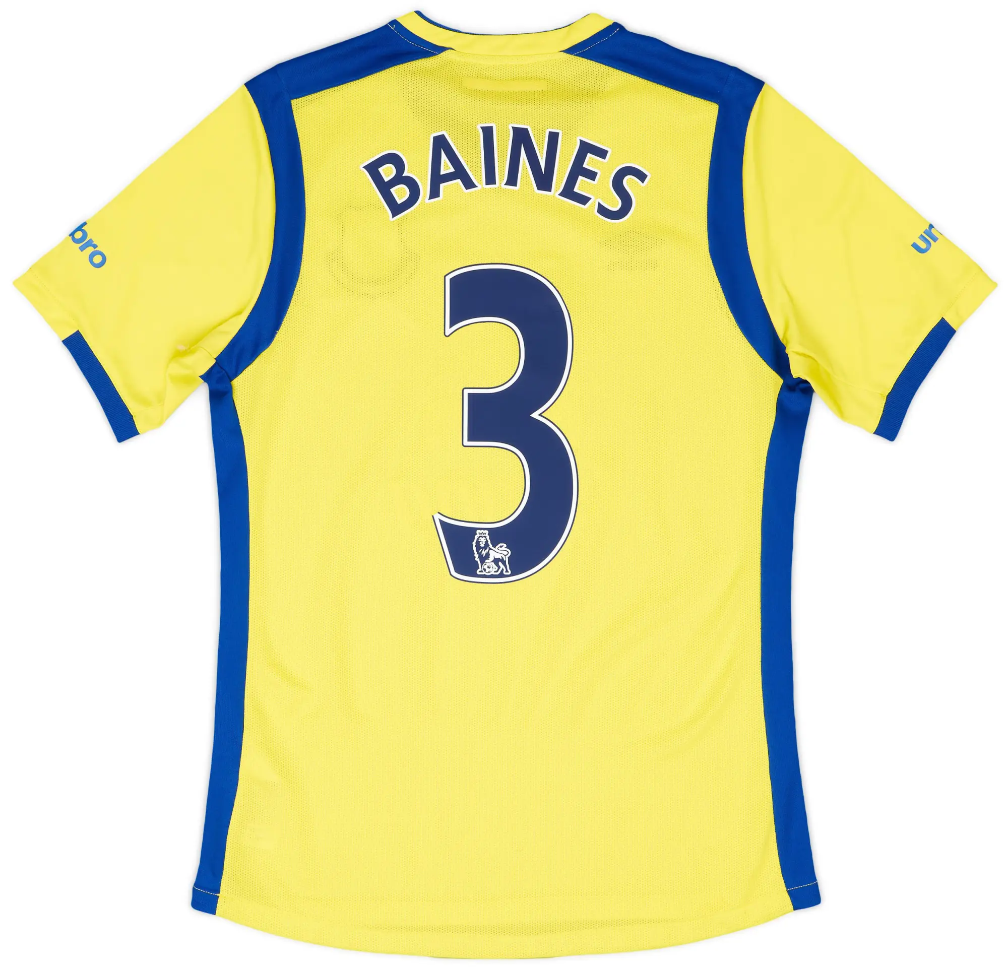 Umbro 2016-17 Everton Third Shirt Baines #3 - 8/10 - (M)