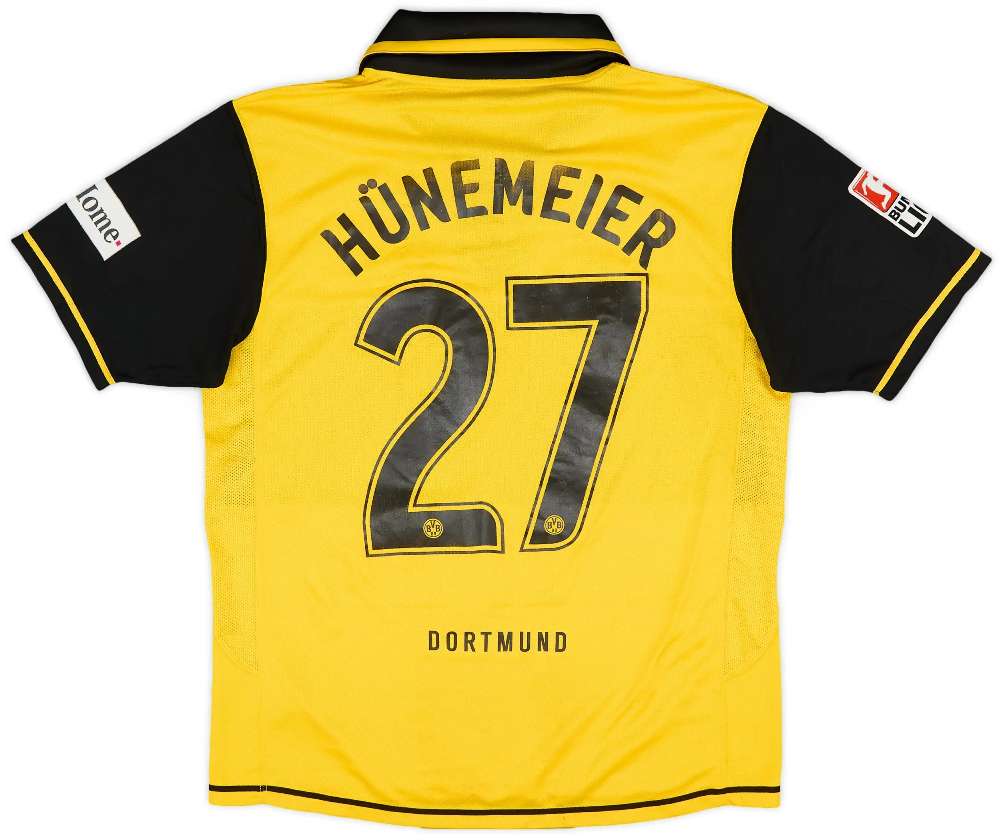 Nike 2007-08 Borussia Dortmund Home Shirt Hunemeier #27 - 6/10 - (L)