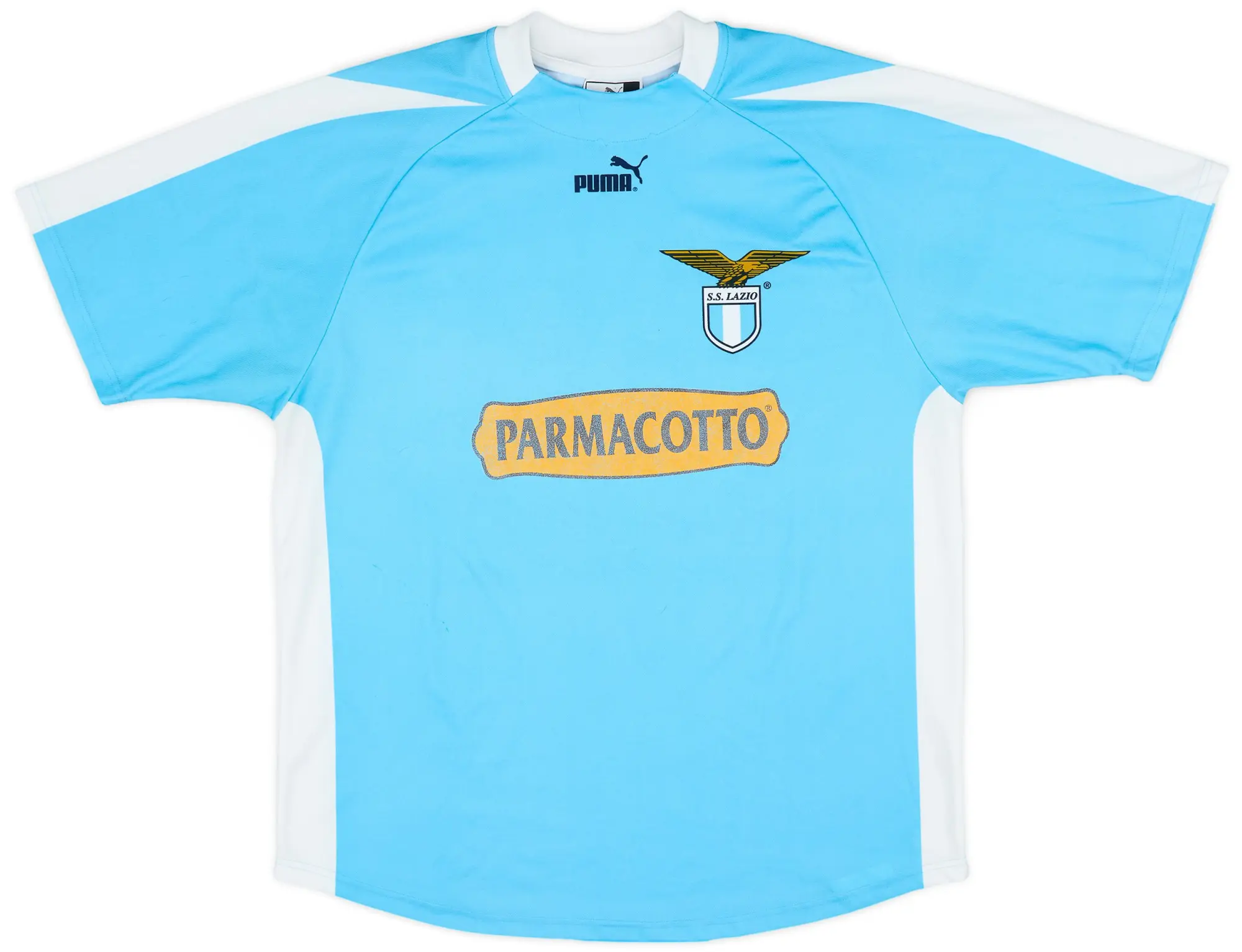 Puma 2003-04 Lazio 'Signed' Basic Home Shirt - 5/10 - (L)