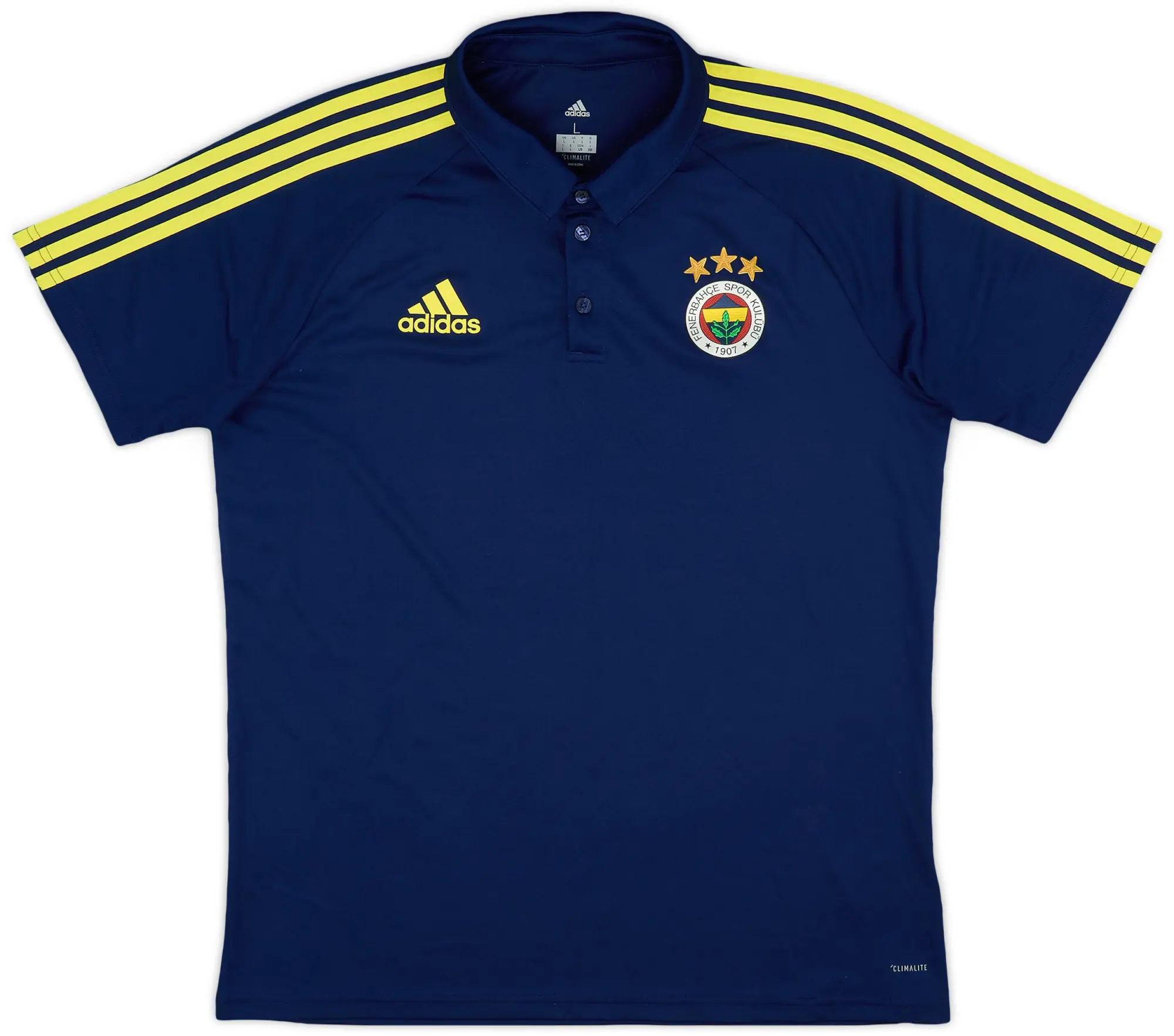 2017-18 Fenerbache adidas Polo Shirt - 9/10 - (L)