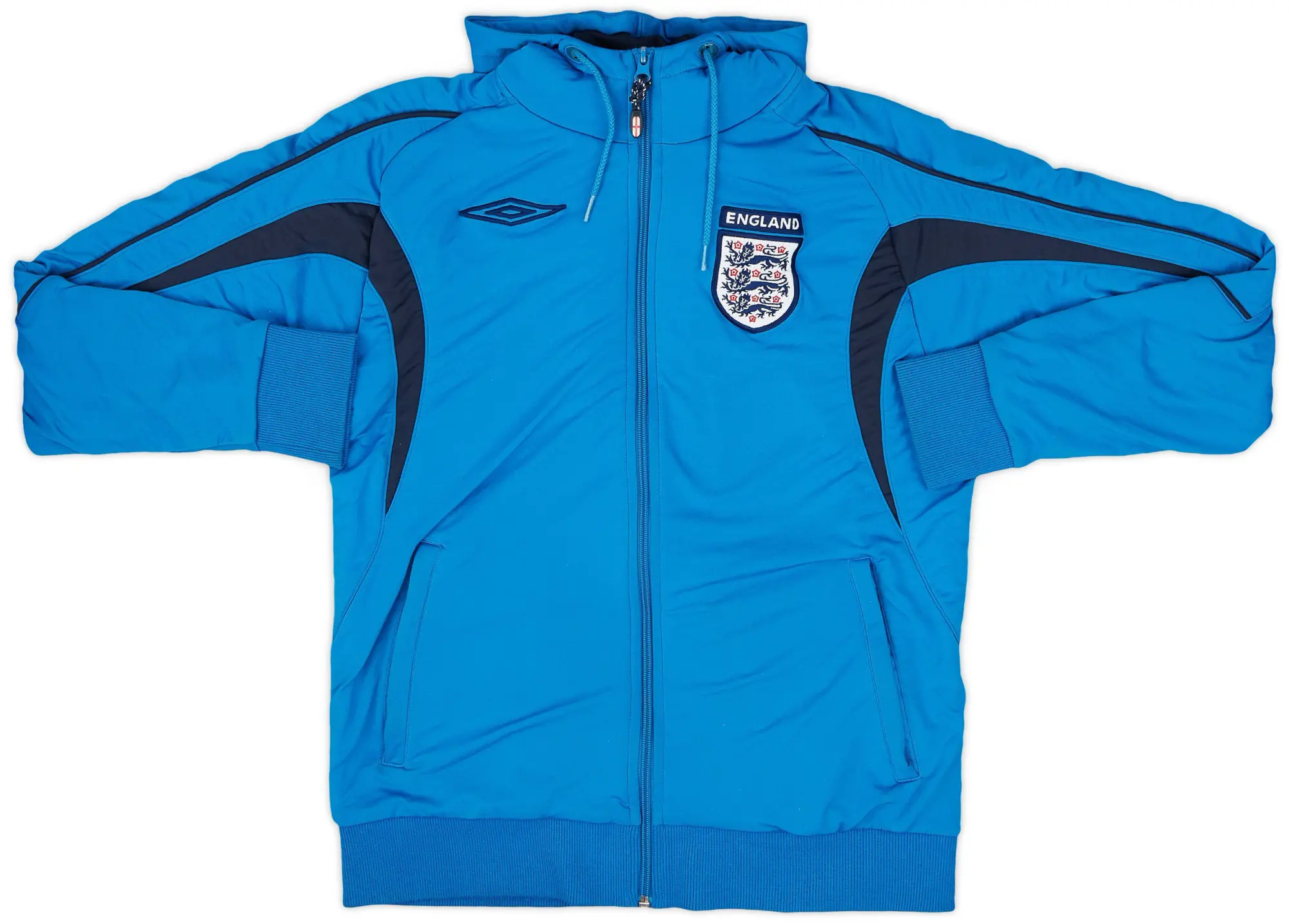 2004-06 England Umbro Hooded Track Jacket - 7/10 - (S)