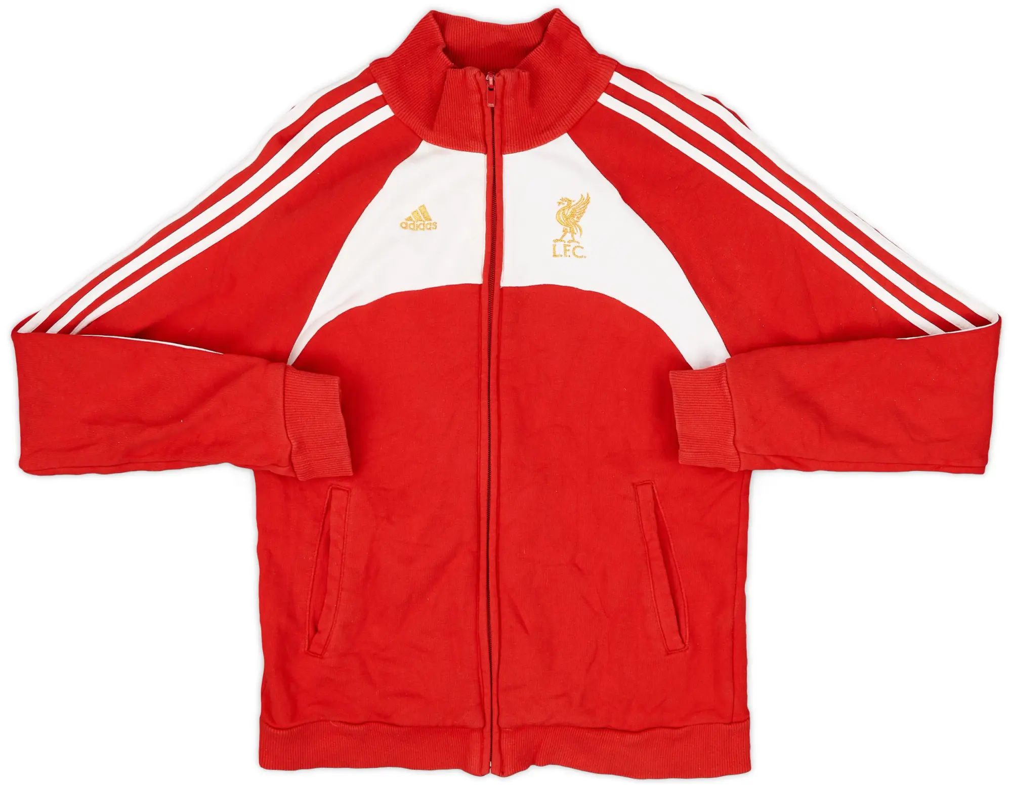 2007-08 Liverpool adidas Track Jacket - 7/10 - (L)