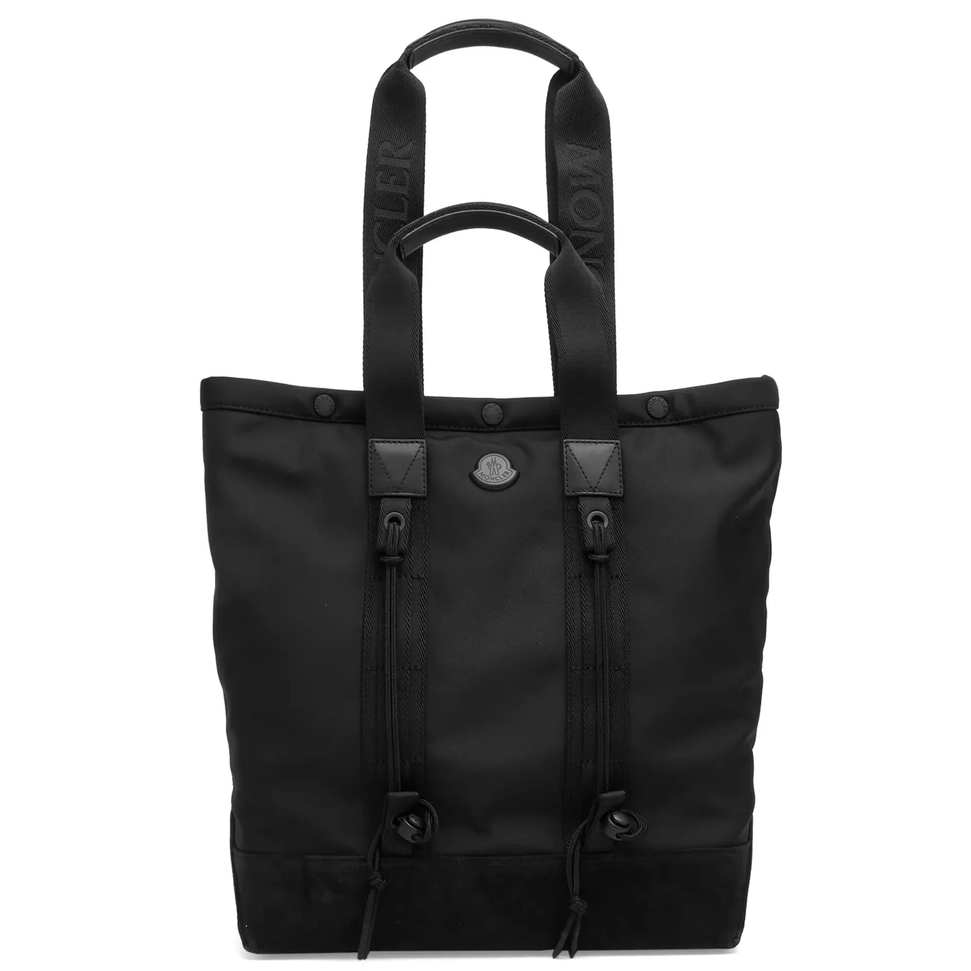 Moncler Men's Tech Small Tote Bag Black