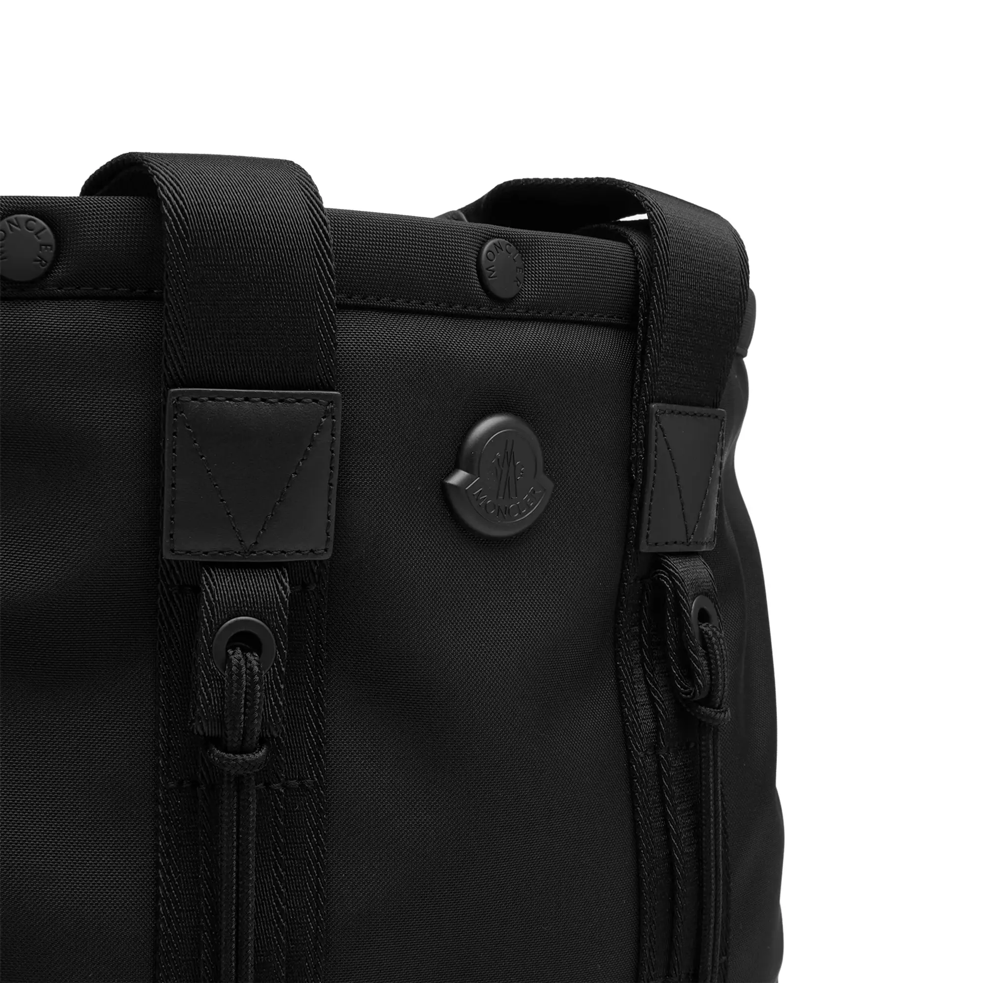 Moncler Men's Tech Small Tote Bag Black