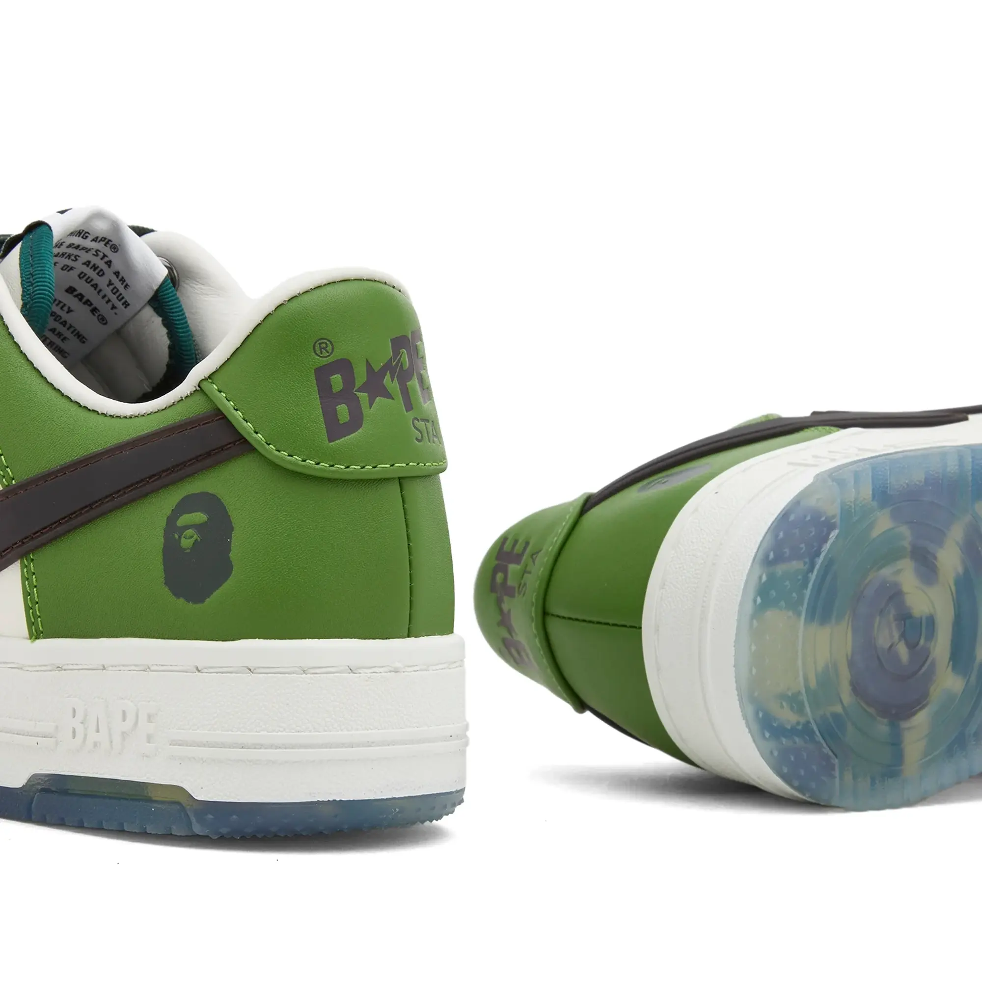A Bathing Ape Women's Bape Sta OS Sneakers Green