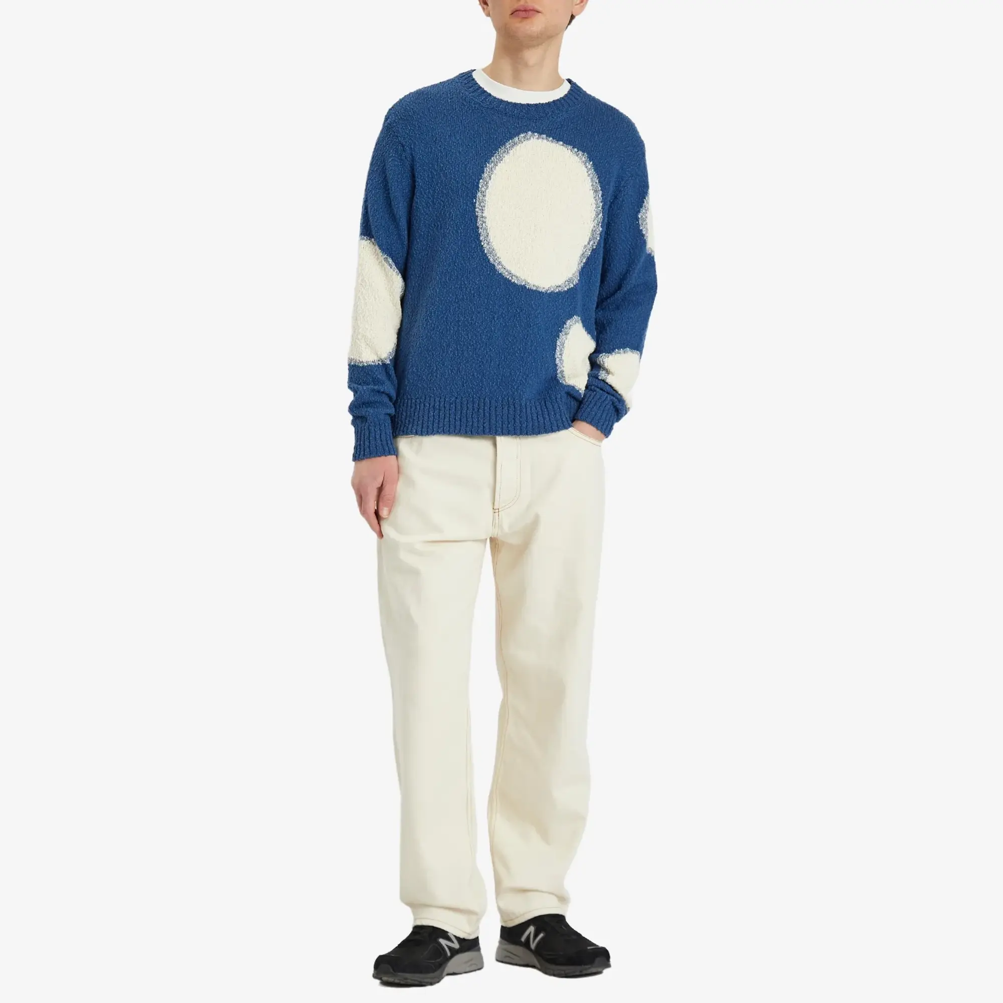 Folk Men's Chain Sweatshirt Blue Mix