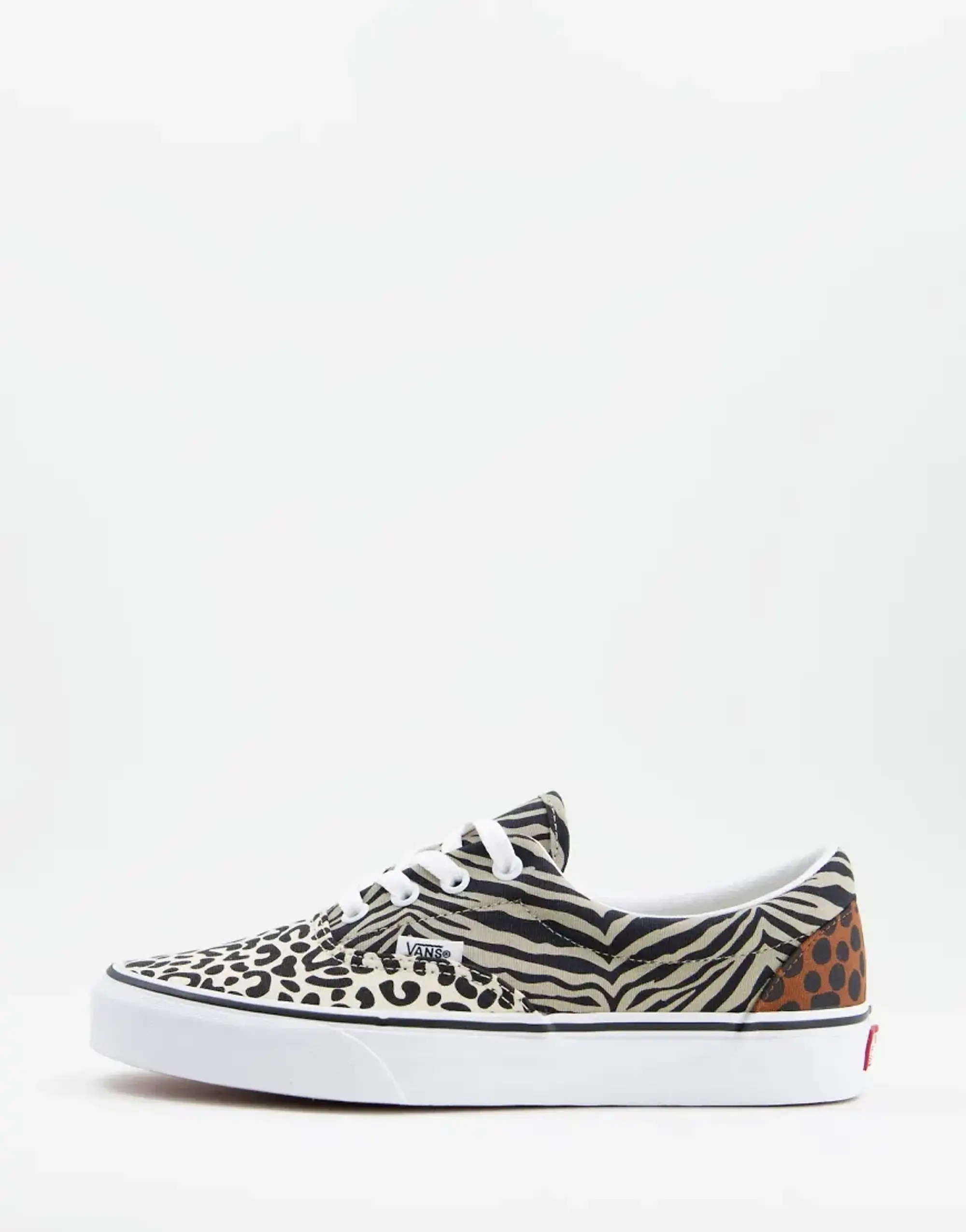 Vans Era Safari Multi Animal Print Trainers In Black-Brown