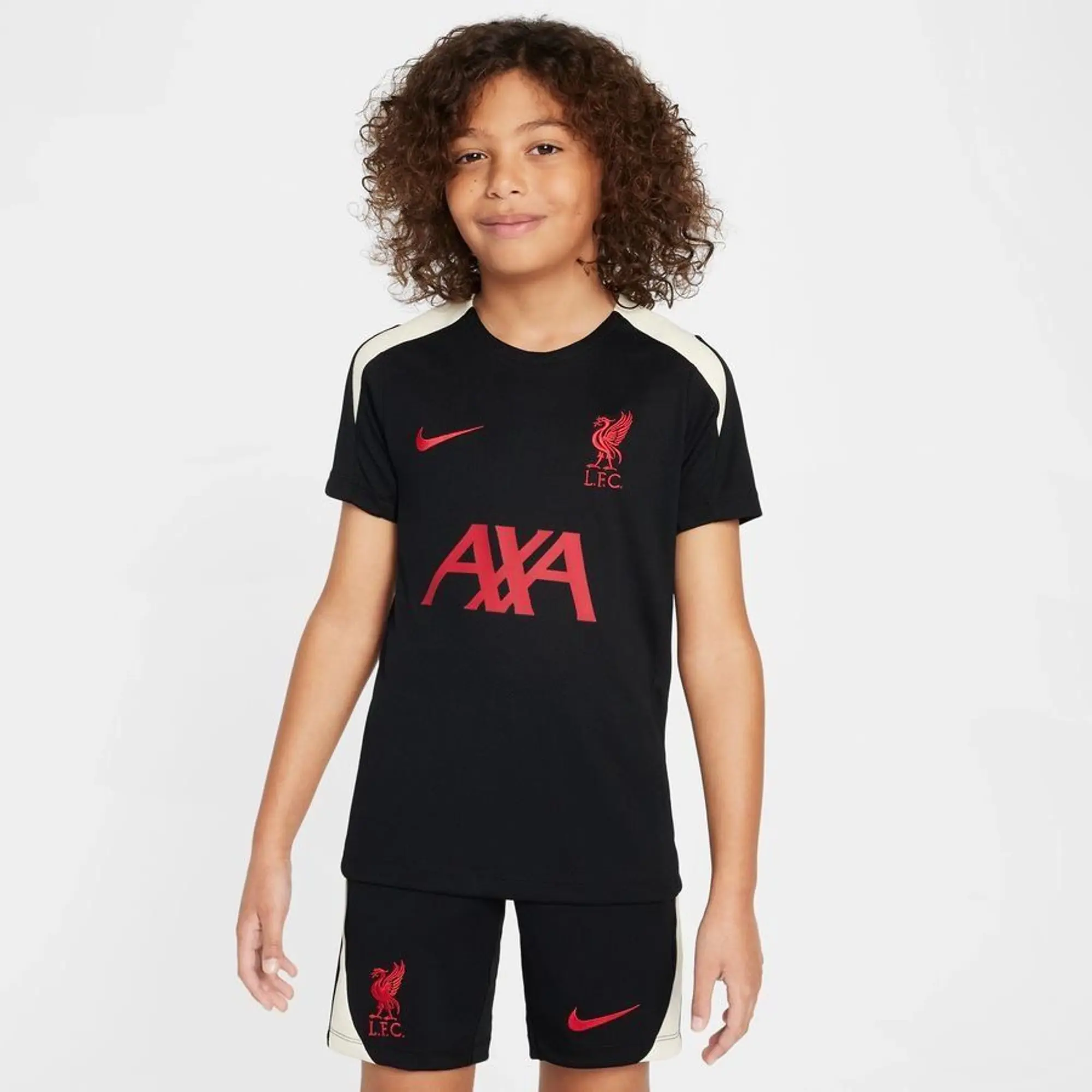 Nike Liverpool FC Strike T-Shirt Junior - Black - Kids