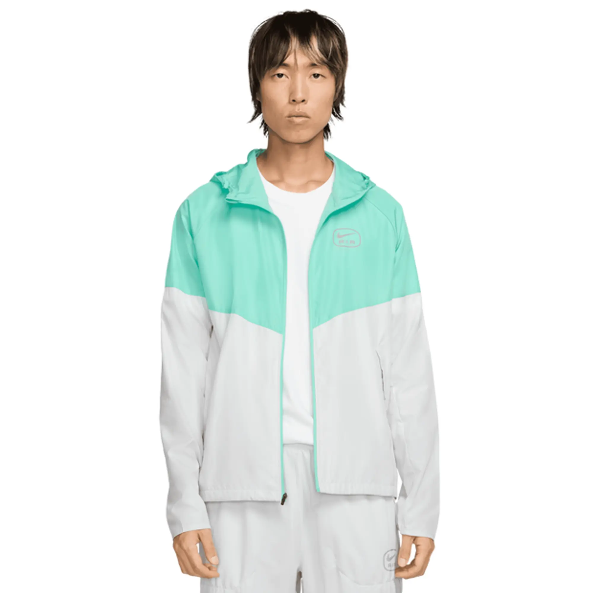 Nike Swoosh Men Track Tops - Grey