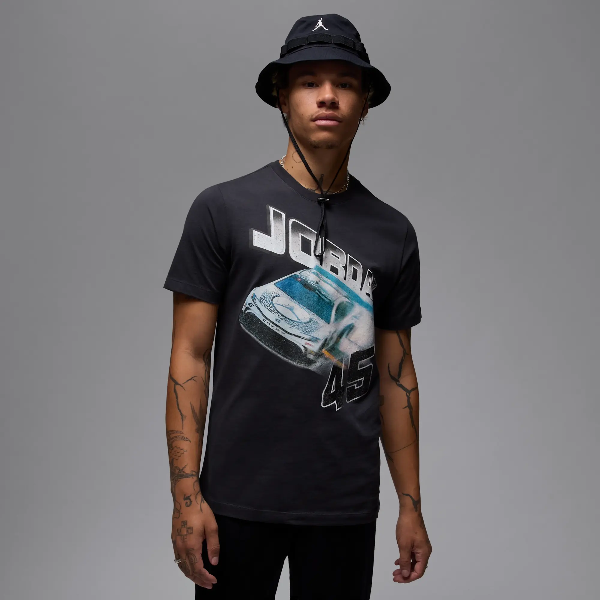Nike Jordan Brand Men's T-Shirt - Black - Cotton