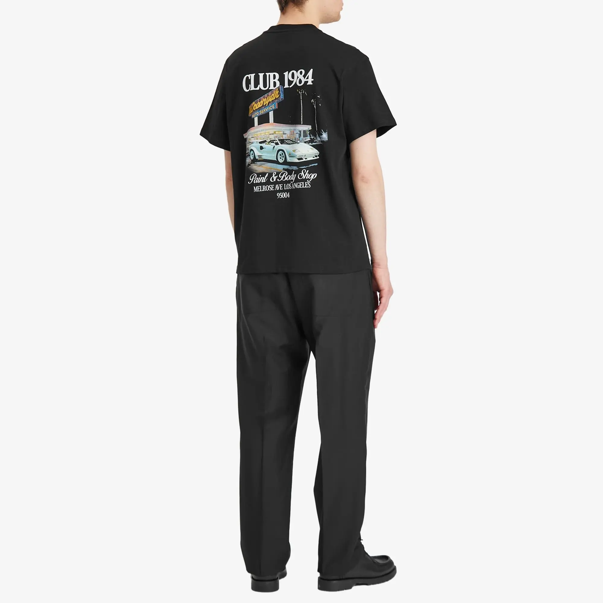 Club 1984 Men's Body Shop T-Shirt Black