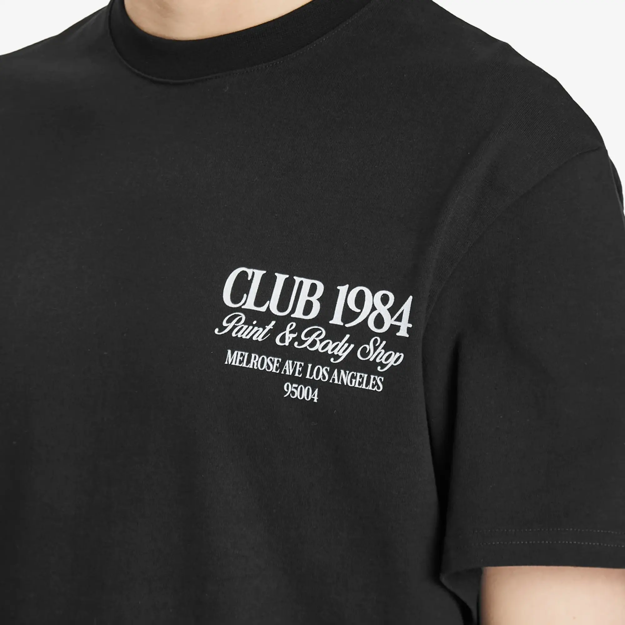 Club 1984 Men's Body Shop T-Shirt Black