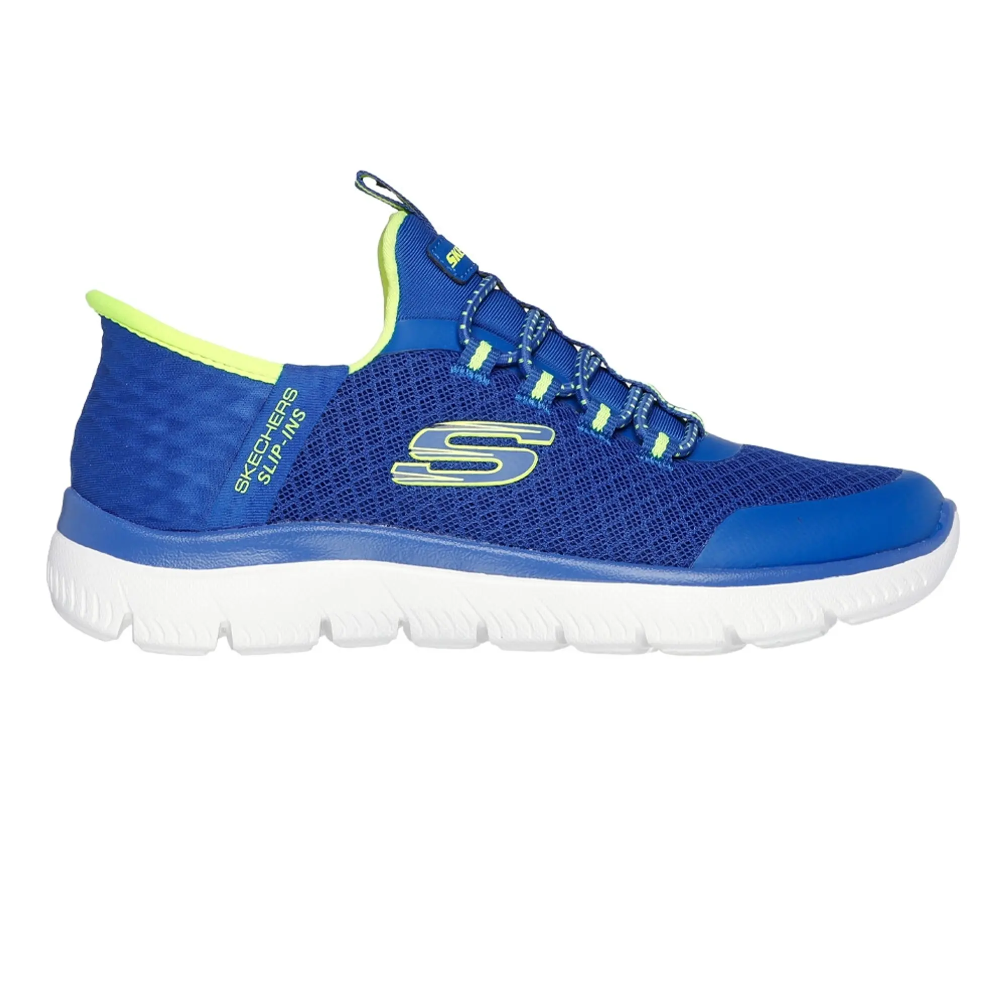 Skechers Boy's Slip-ins: Summits - High Range Sneaker in Charcoal/Red