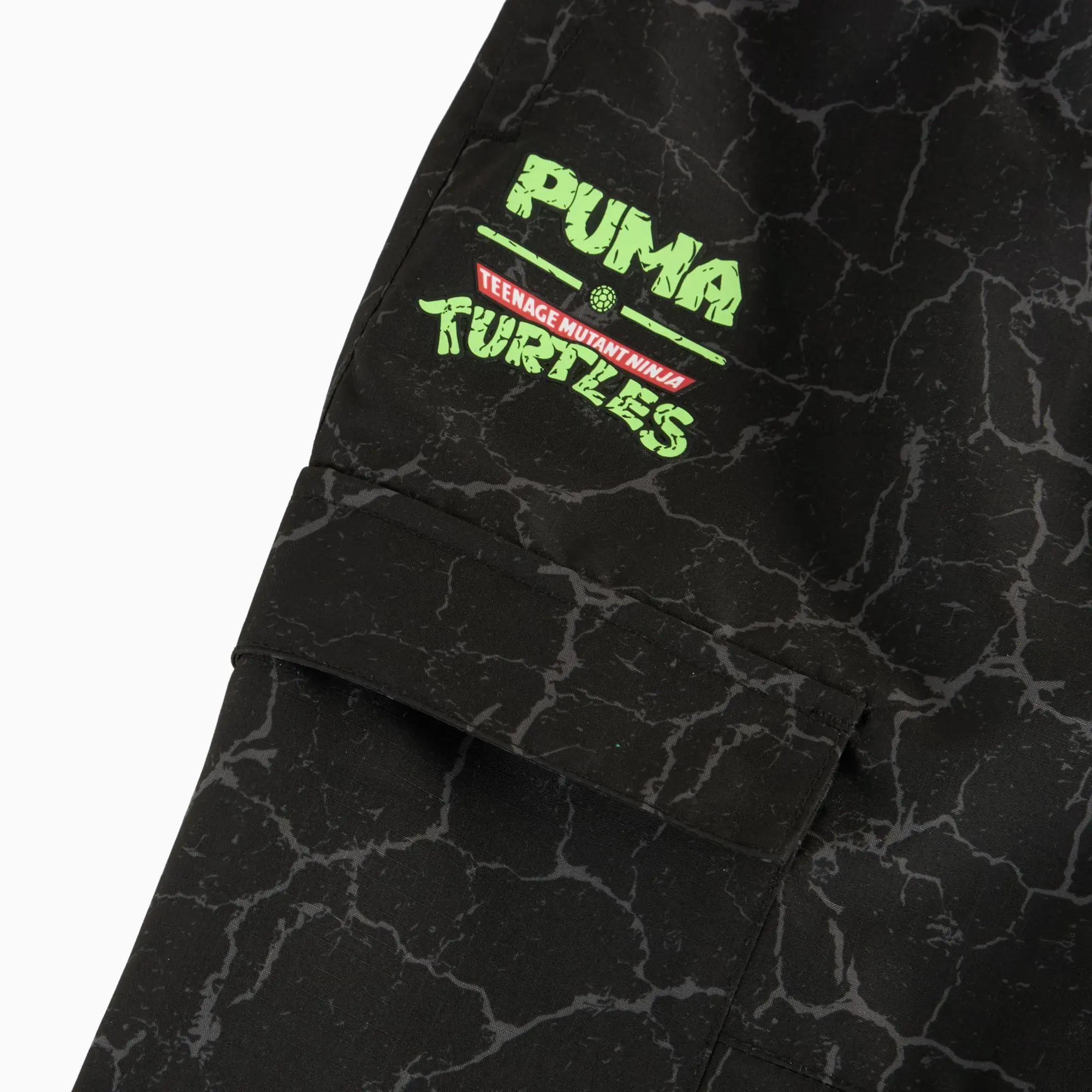 PUMA x Tmnt Relaxed Woven Cargo Pants Youth, Black