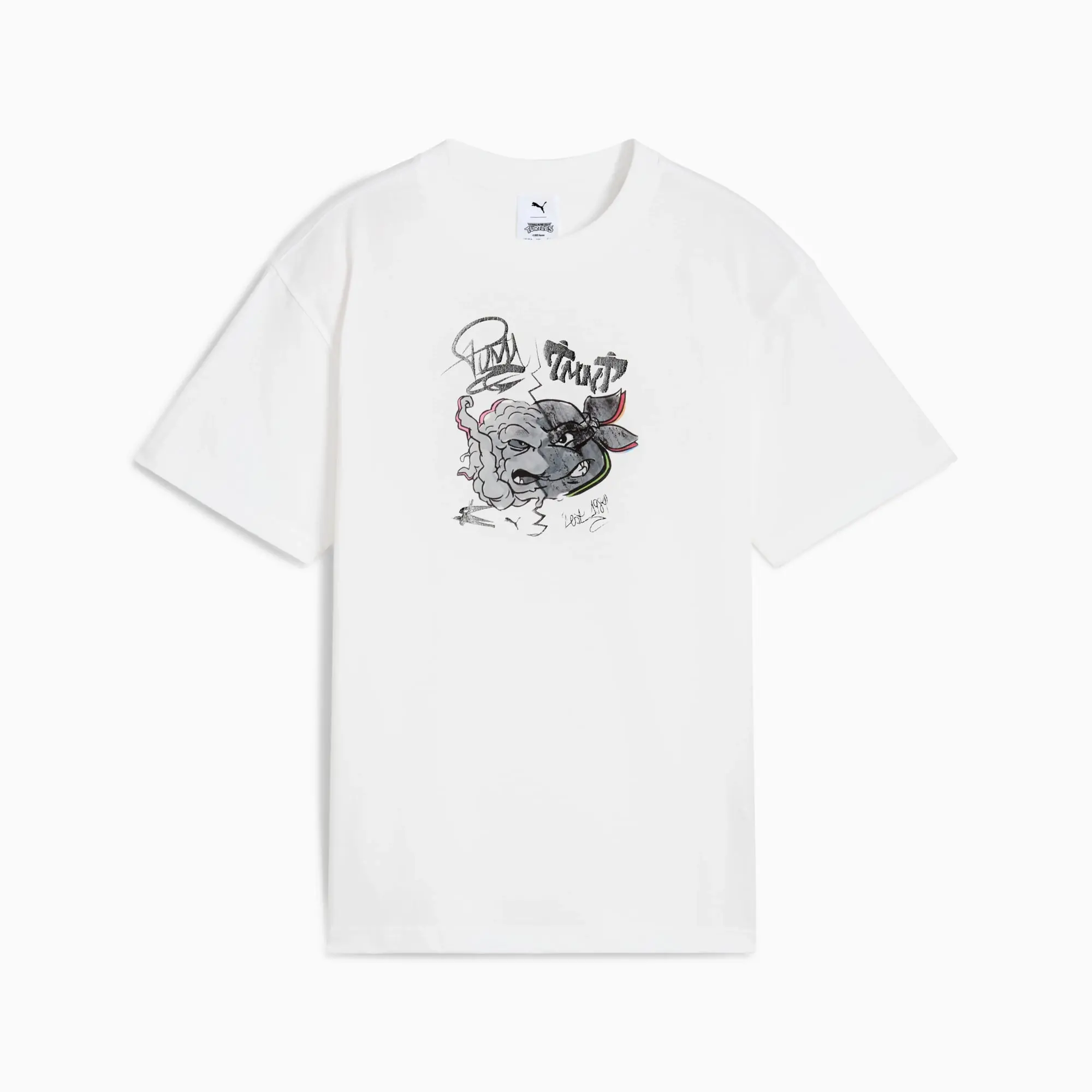 PUMA x Tmnt Relaxed Graphic T-Shirt Youth, White