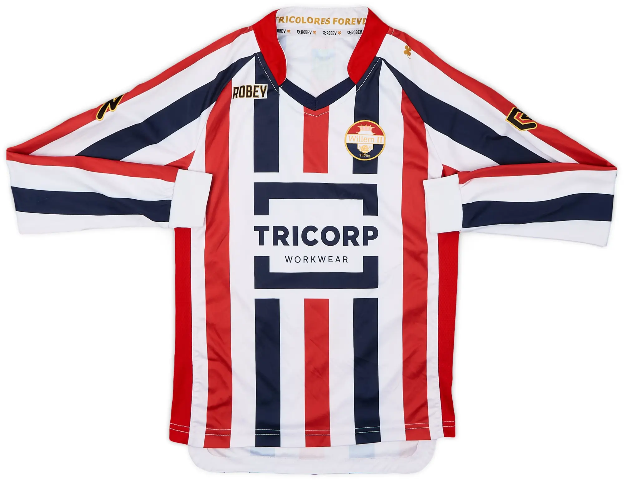 Robey 2014-15 Willem II Home L/S Shirt #2 - 8/10 - (S.Boys)