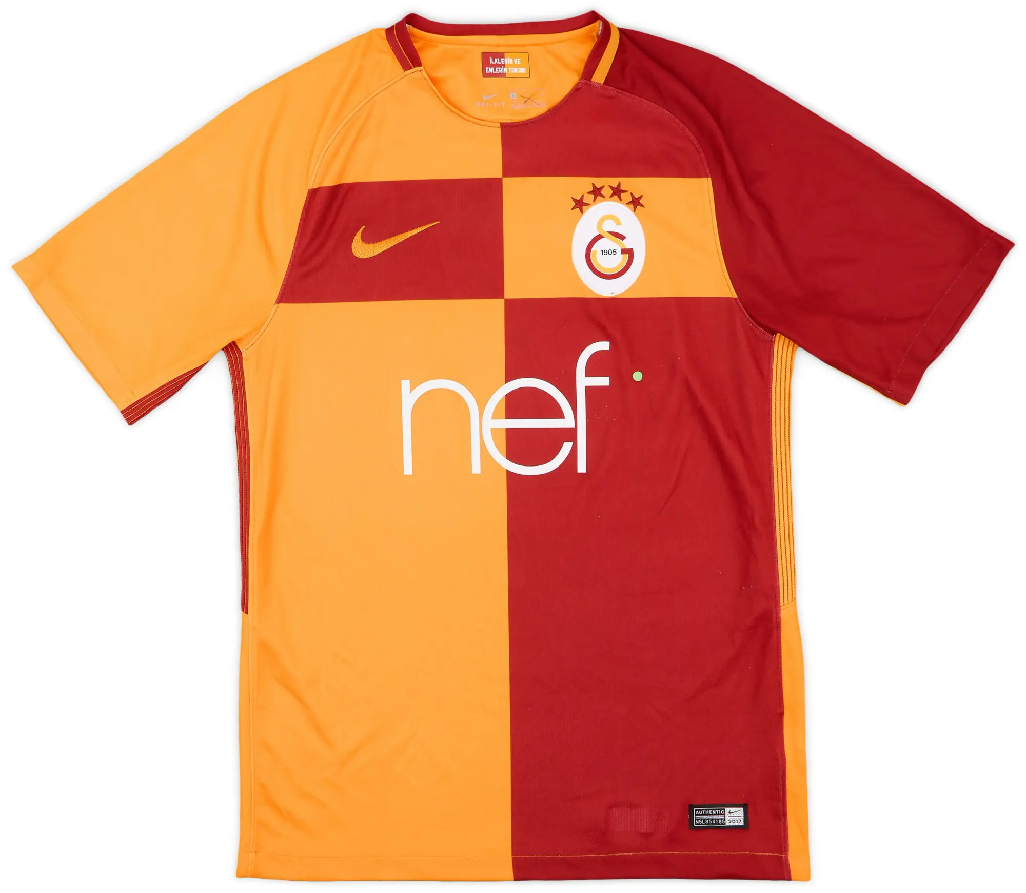 Nike 2017-18 Galatasaray Home Shirt - 7/10 - (S)