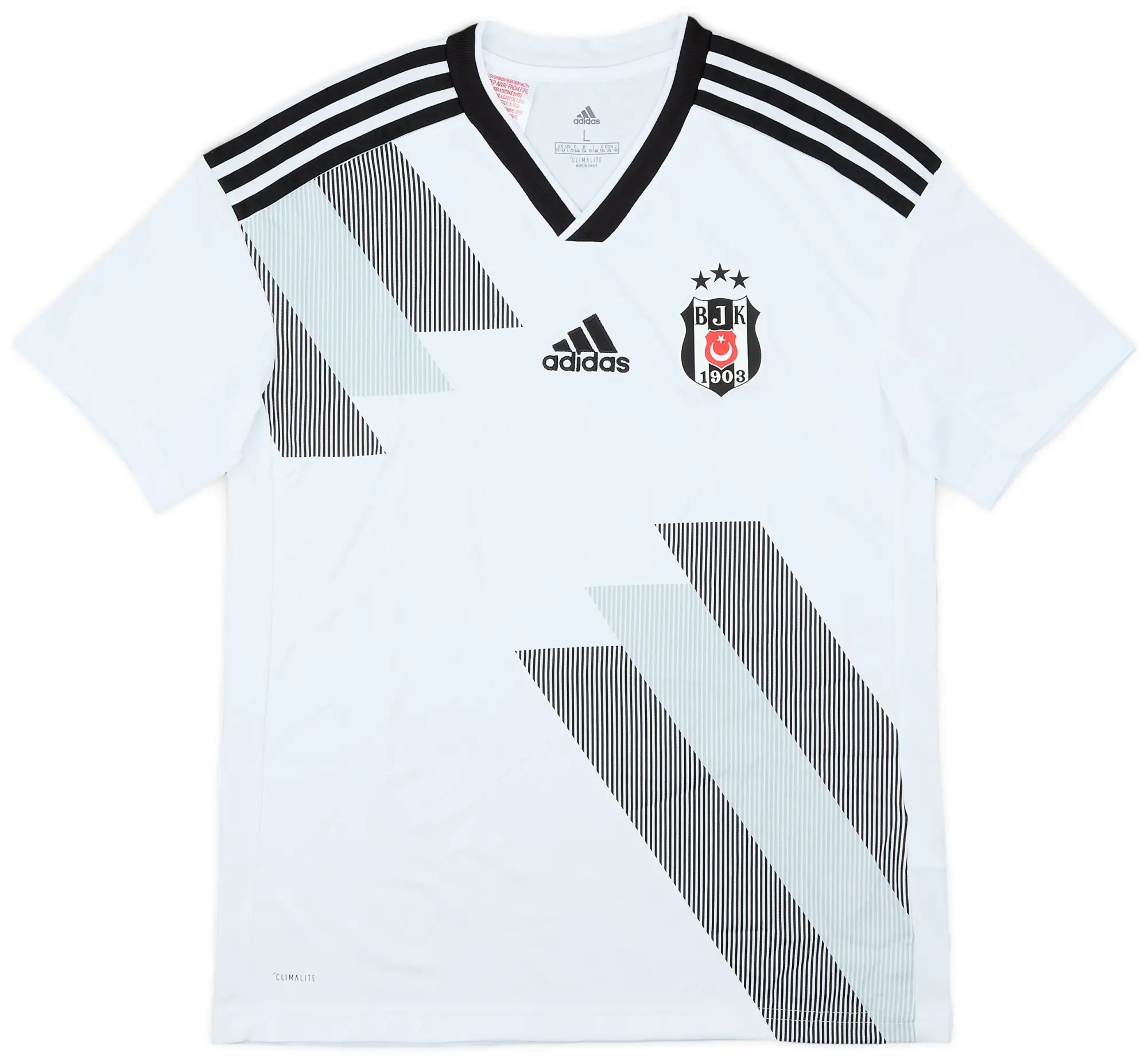 adidas 2019-20 Besiktas Home Shirt - 8/10 - (L.Boys)