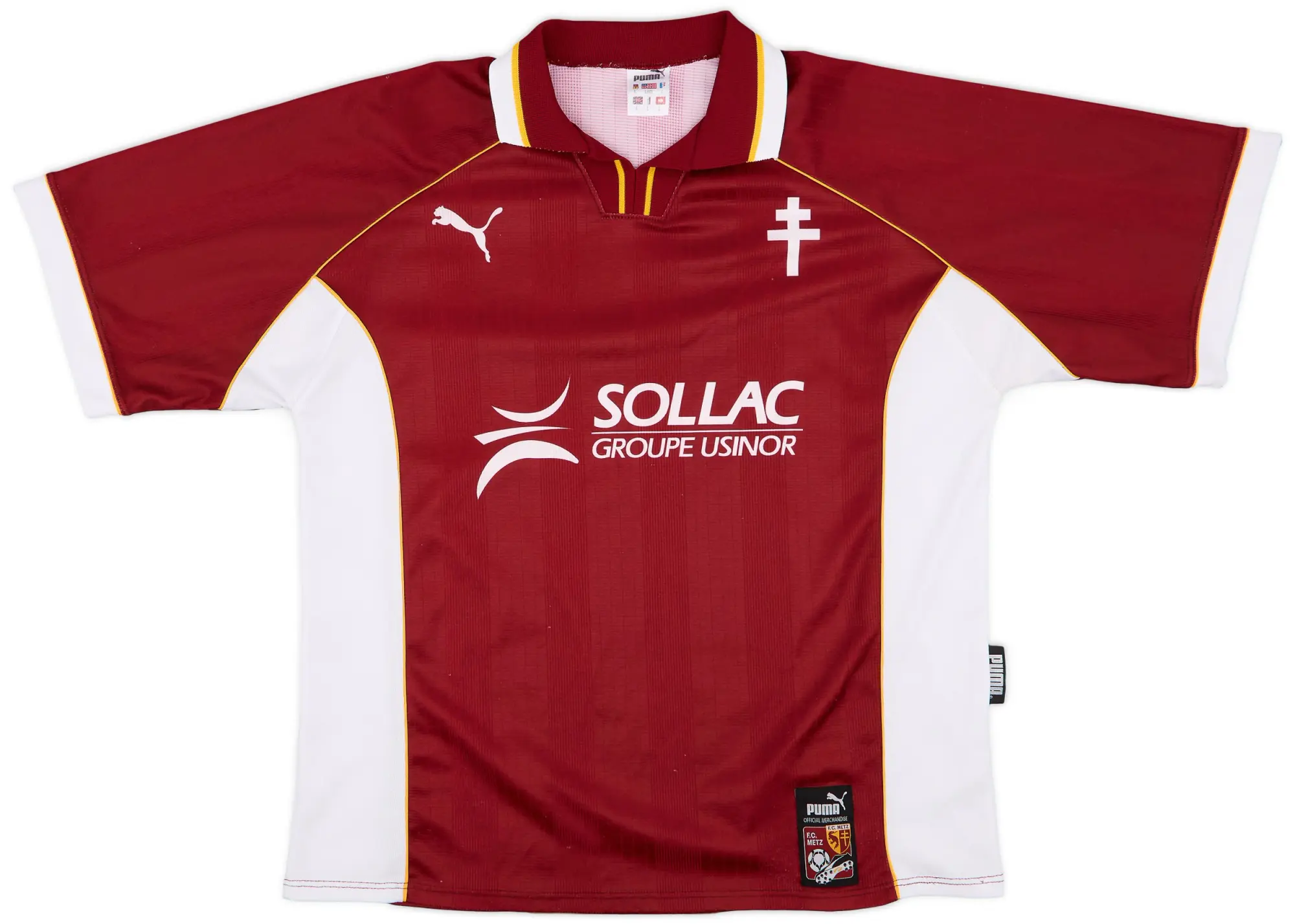 Puma 1998-99 Metz Home Shirt - 7/10 - (L)