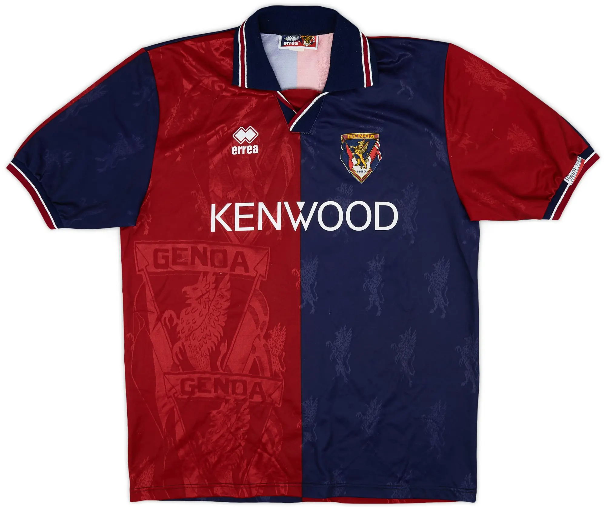 Errea 1994-95 Genoa Home Shirt #13 - 5/10 - (XL)