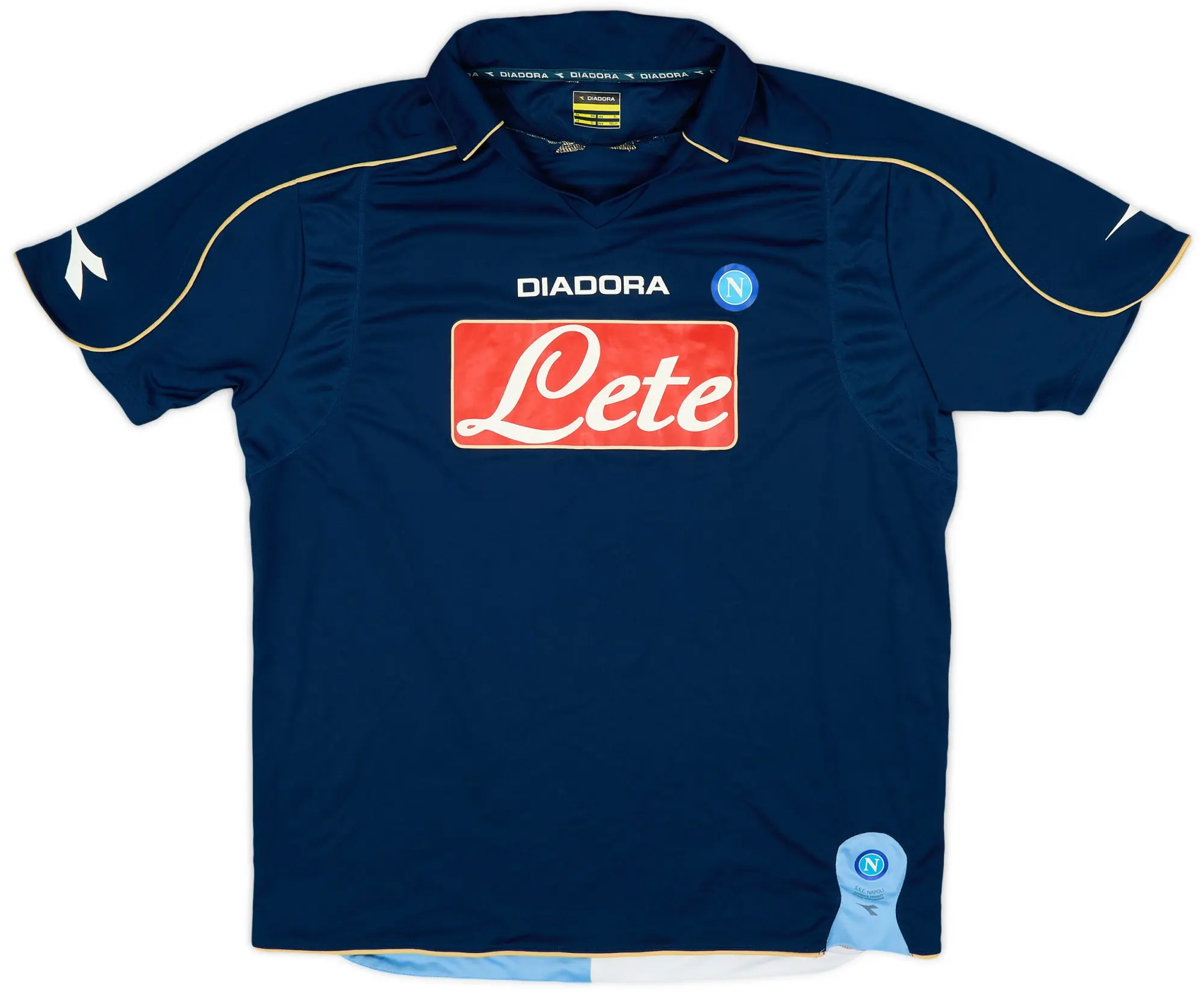 Diadora 2008-09 Napoli Third Shirt - 9/10 - (XL)