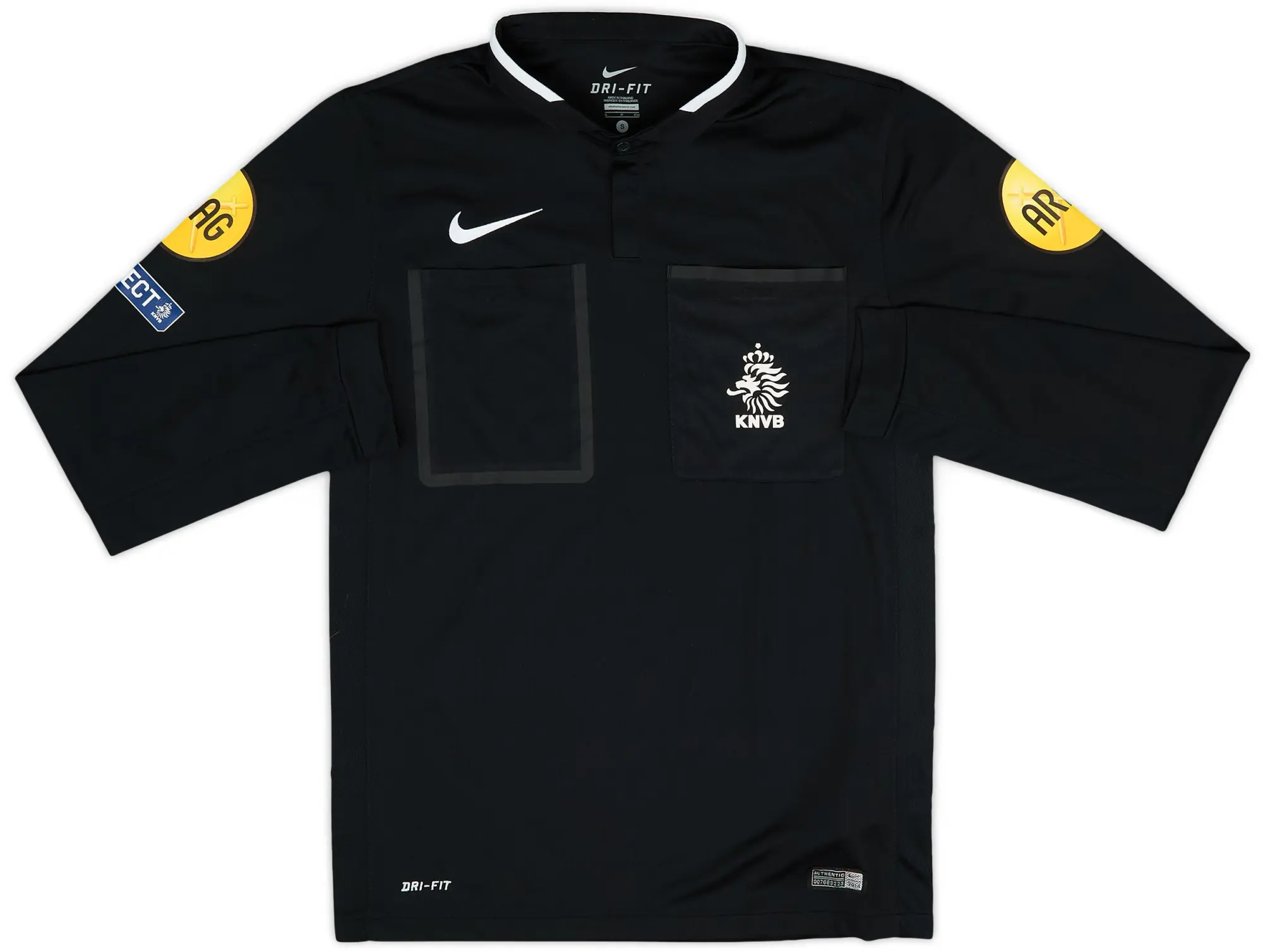 2014-15 Netherlands Nike Referee L/S Shirt - 9/10 - (S)