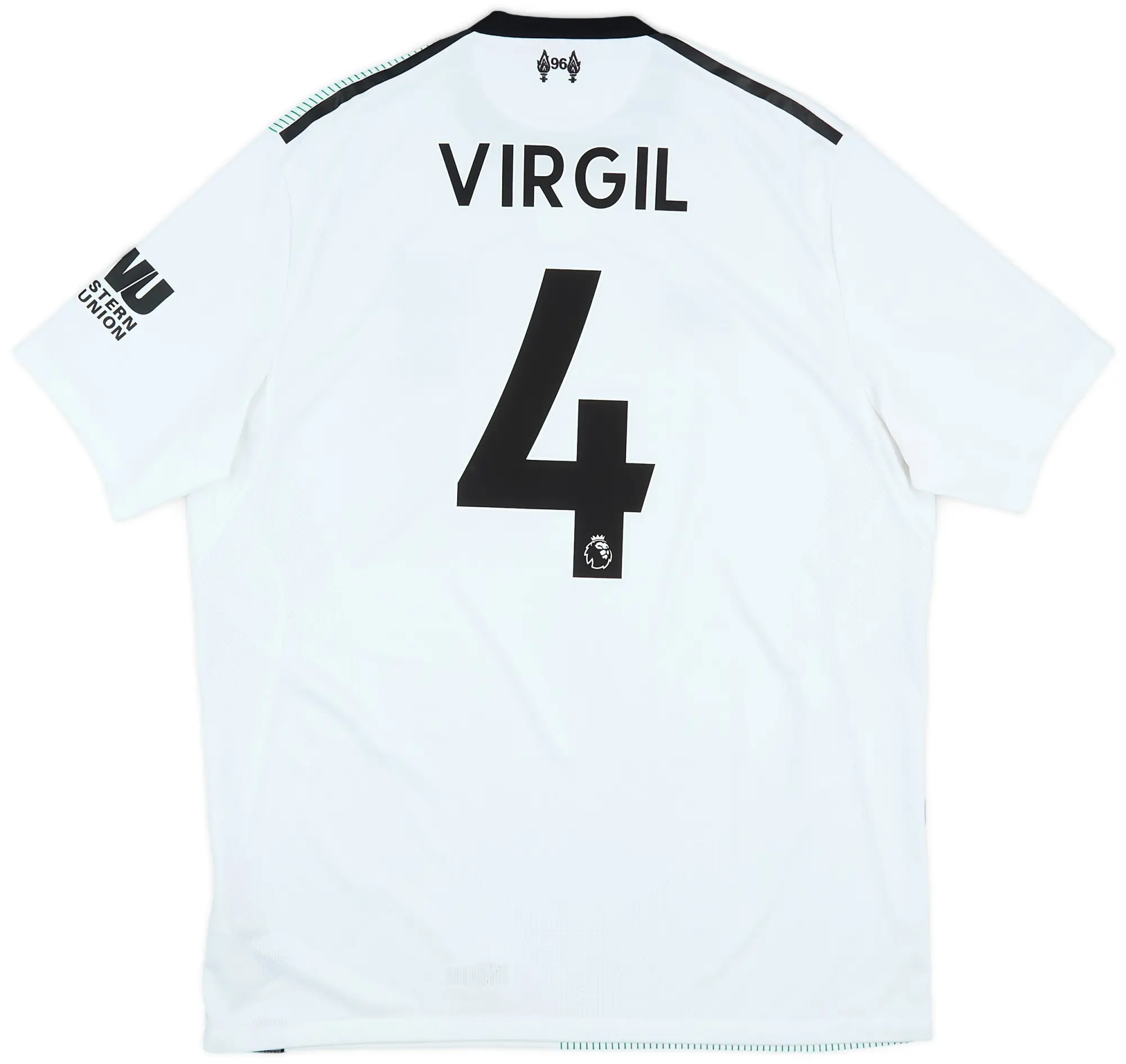 NewBalance 2017-18 Liverpool Away Shirt Virgil #4 - 7/10 - (L)