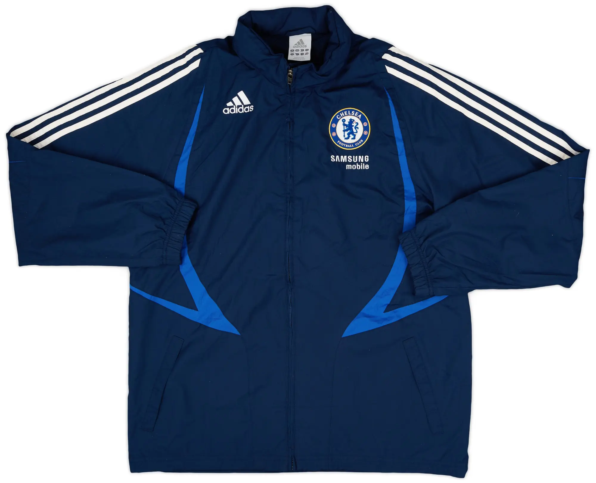 2007-08 Chelsea adidas Hooded Rain Jacket - 8/10 - (M)