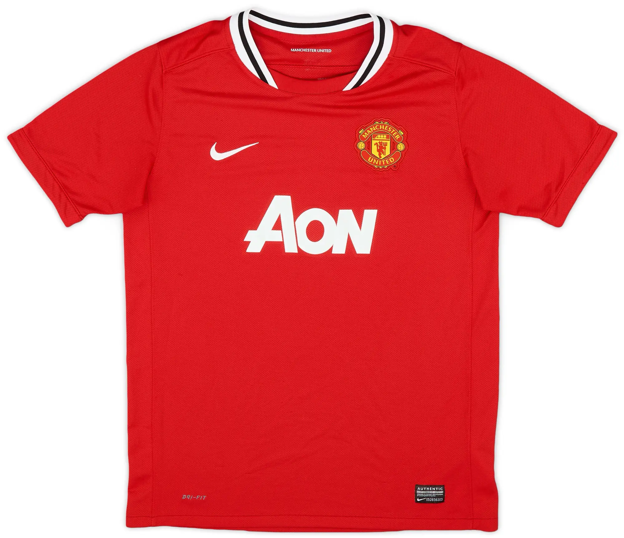 Nike 2011-12 Manchester United Home Shirt - 9/10 - (XL.Boys)