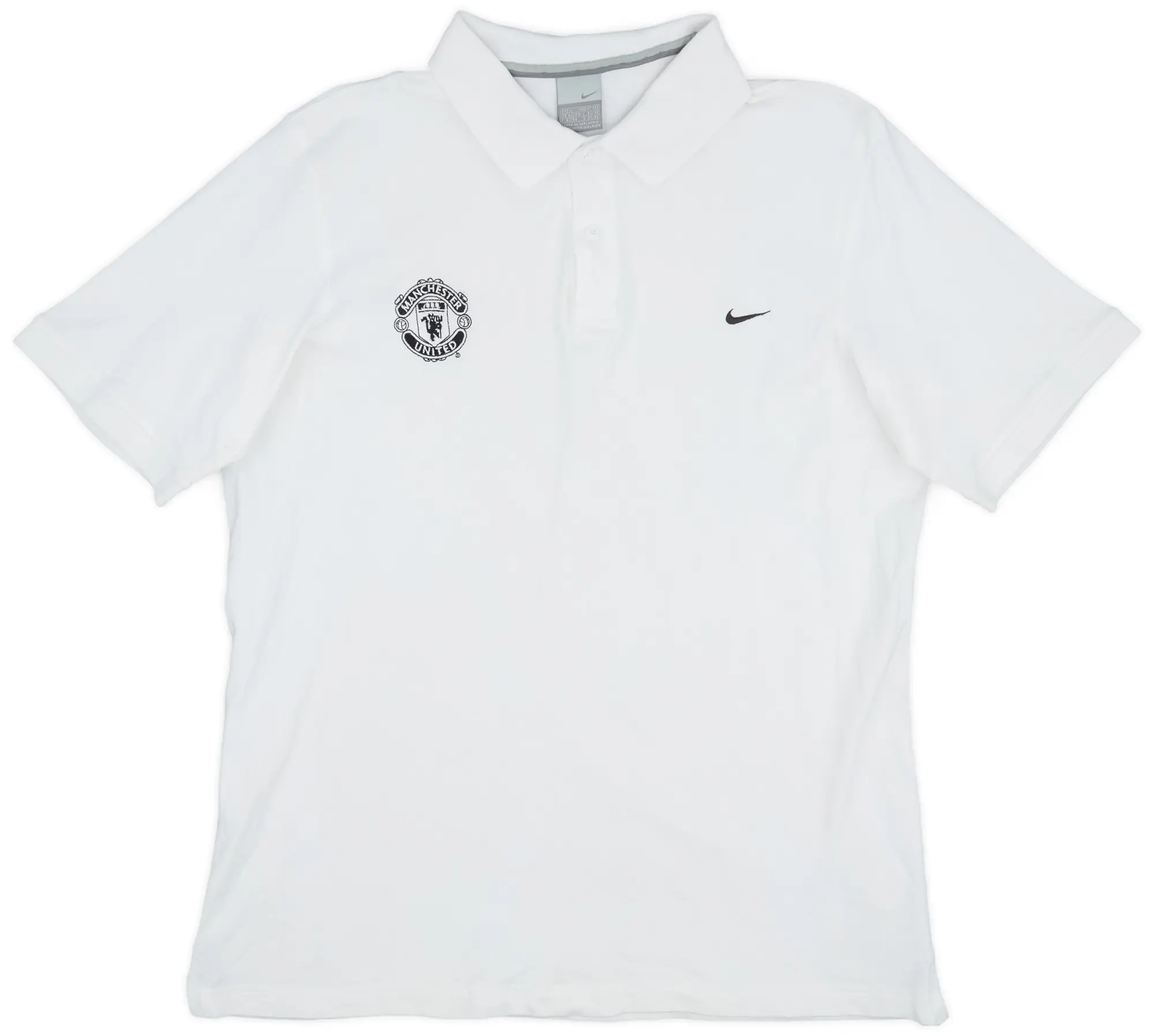 2002-03 Manchester United Nike Polo Shirt - 8/10 - (L)