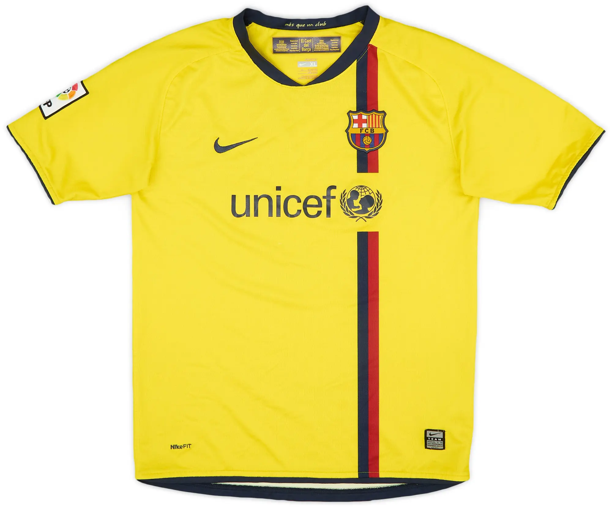Nike 2008-10 Barcelona Away Shirt - 9/10 - (XL.Boys)
