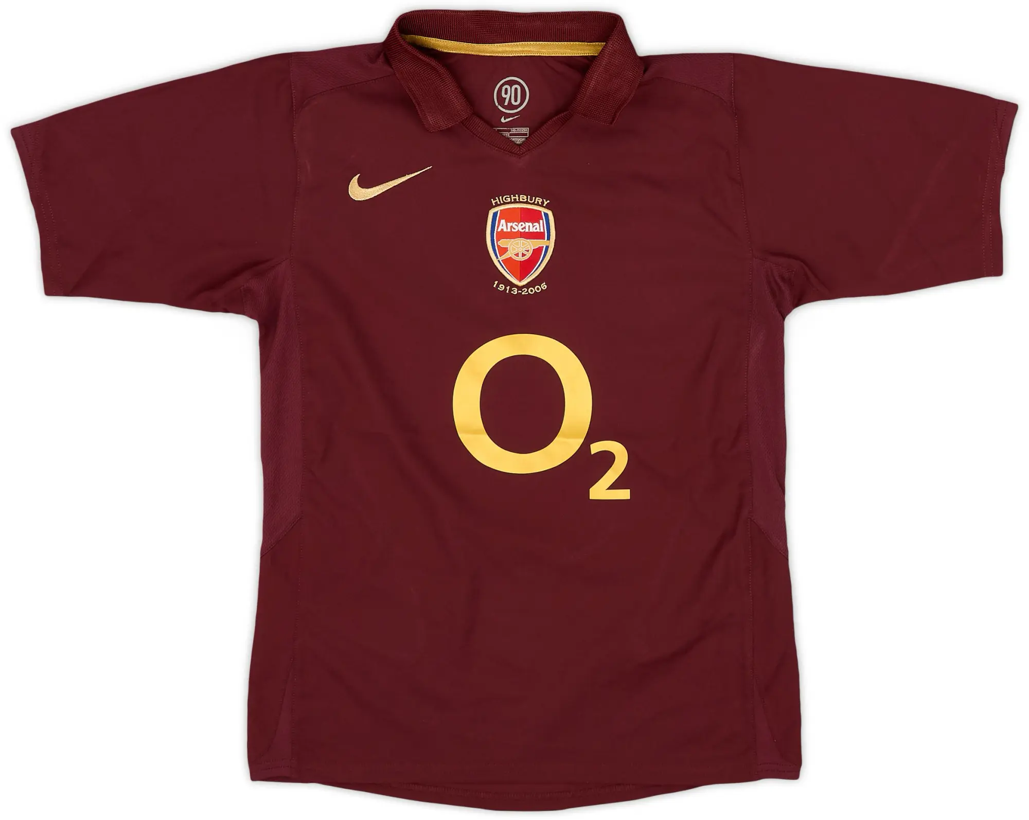 Nike 2005-06 Arsenal Home Shirt - 9/10 - (M.Boys)