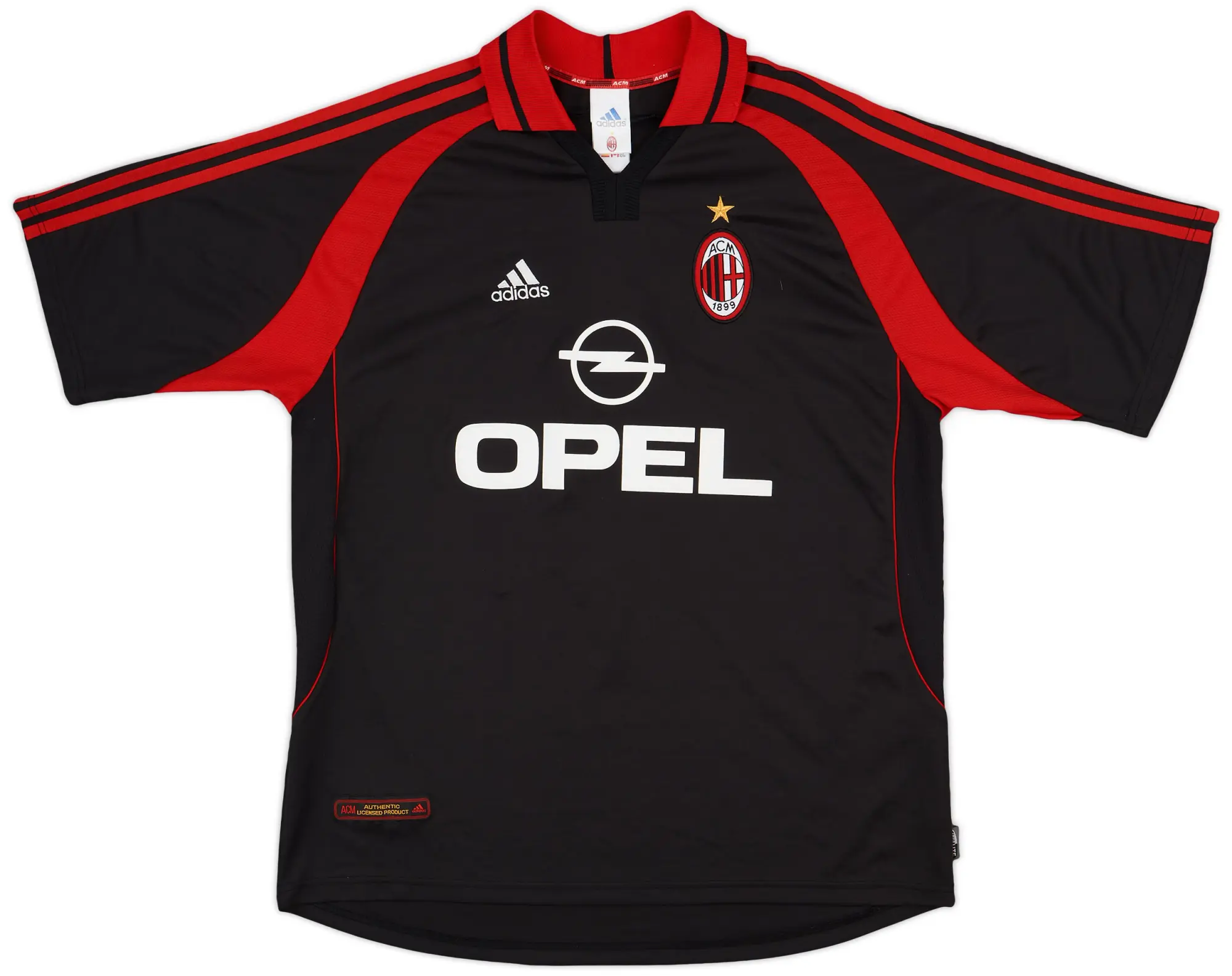 adidas 2000-01 AC Milan Third Shirt - 7/10 - (XL)