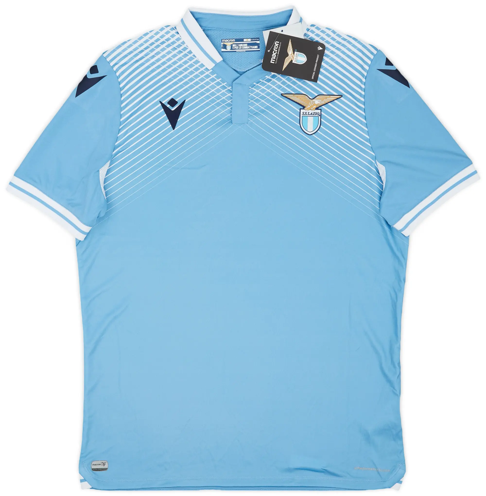 Macron 2020-21 Lazio Home Shirt (M)