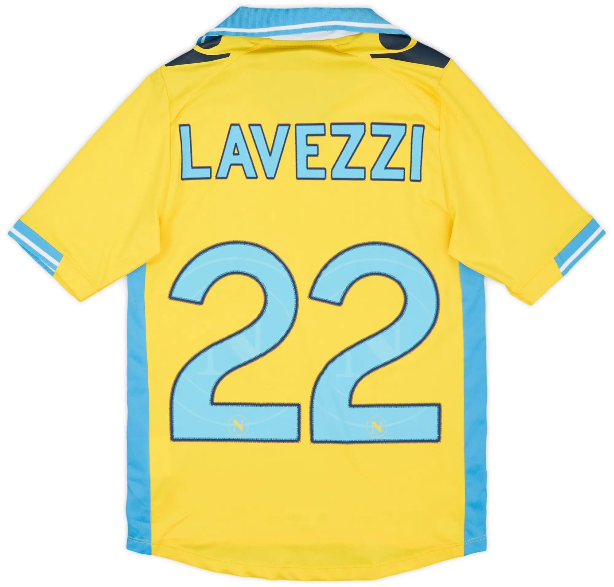 Macron 2011-12 Napoli Third Shirt Lavezzi #22 (S)