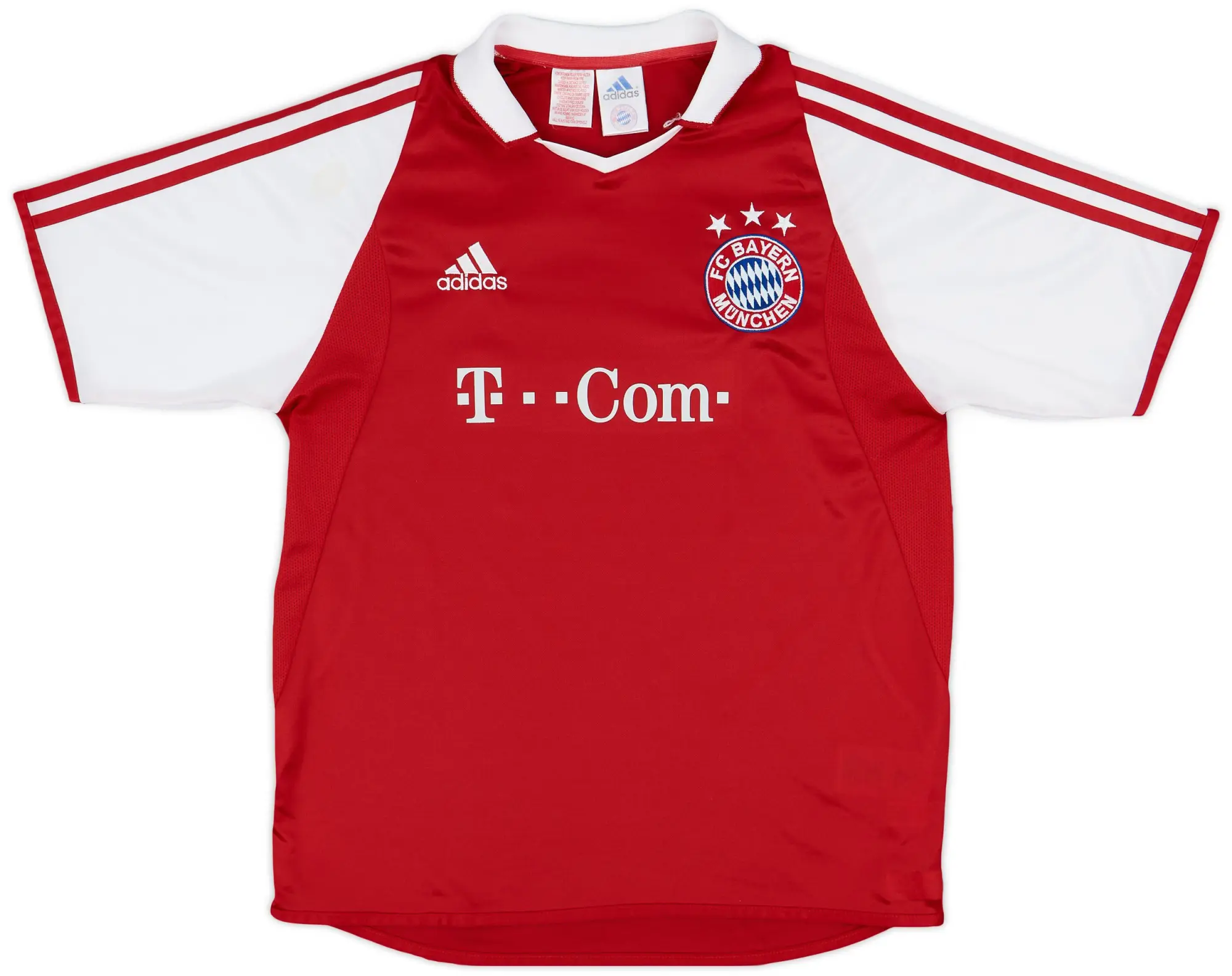 adidas 2003-04 Bayern Munich Home Shirt - 7/10 - (XL.Boys)