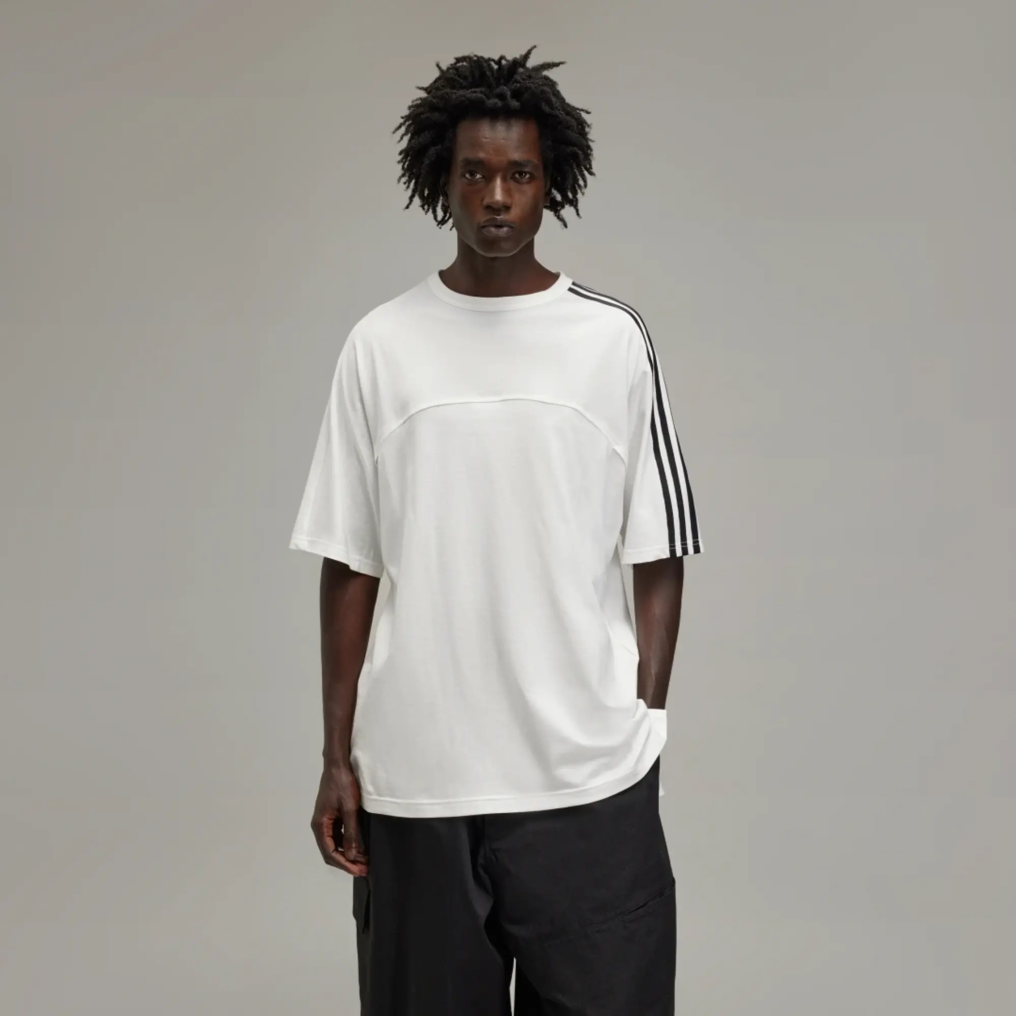 Y-3 Men's 3 Stripe T-Shirt White