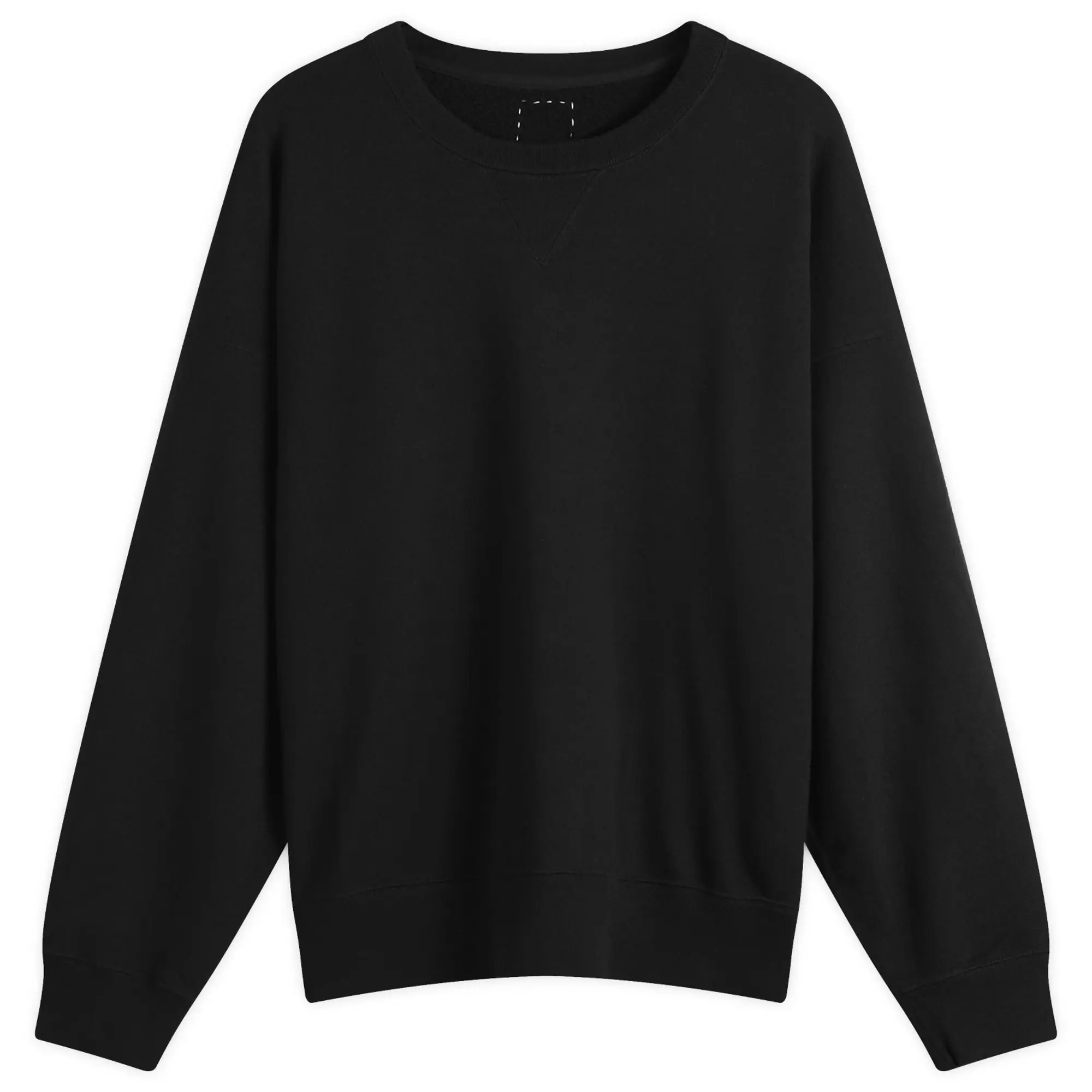 Visvim Men's Jumbo SB Crew Sweat Black