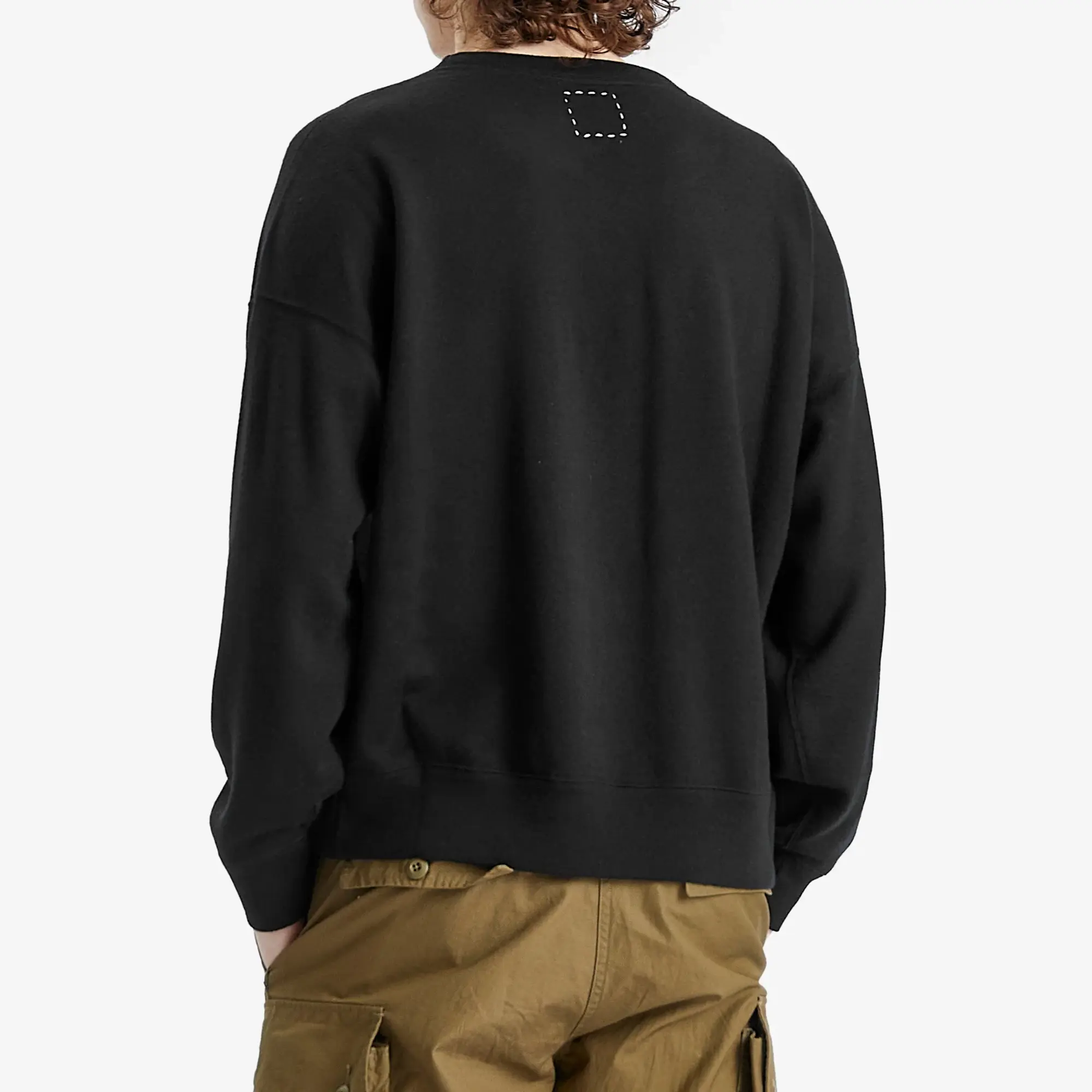Visvim Men's Jumbo SB Crew Sweat Black