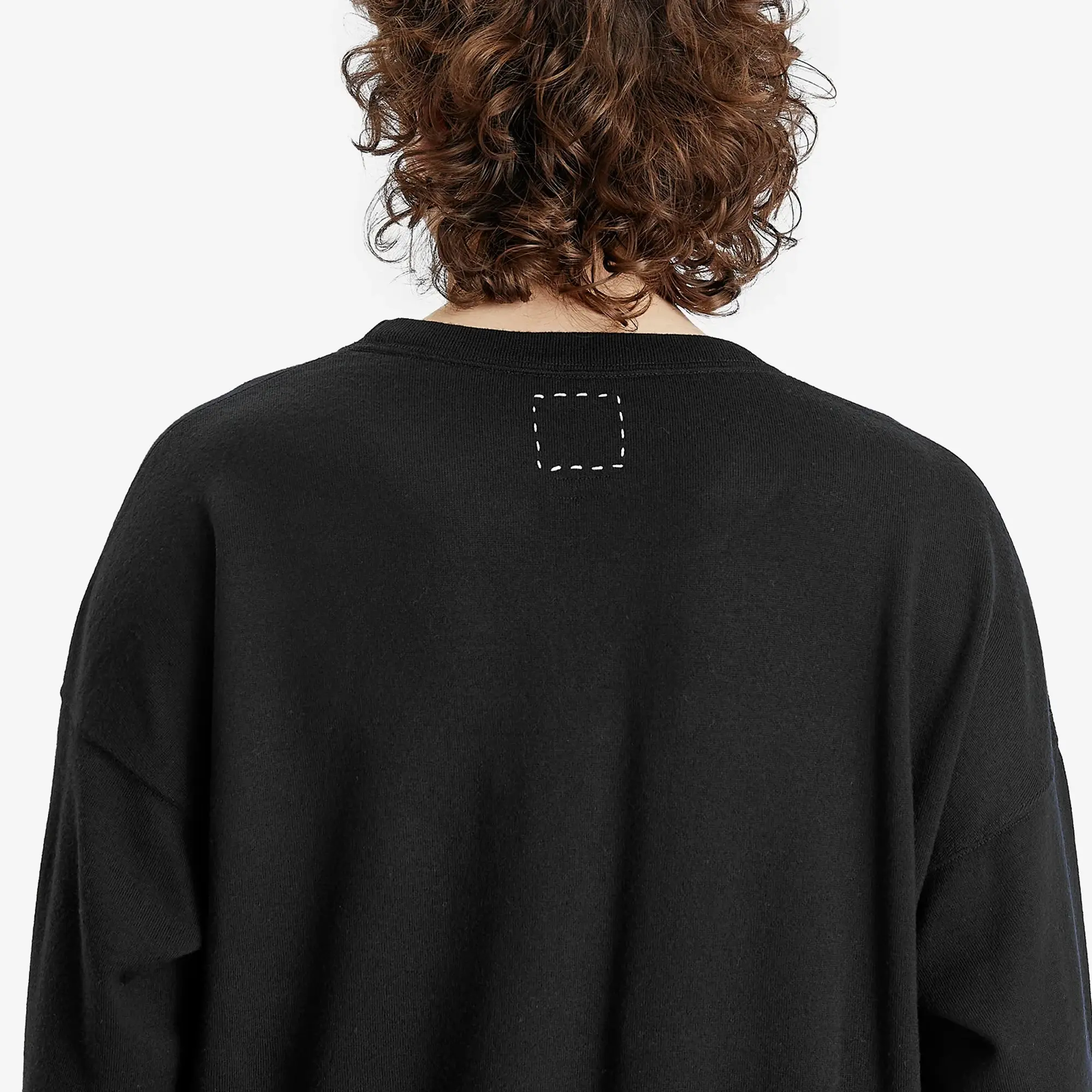 Visvim Men's Jumbo SB Crew Sweat Black