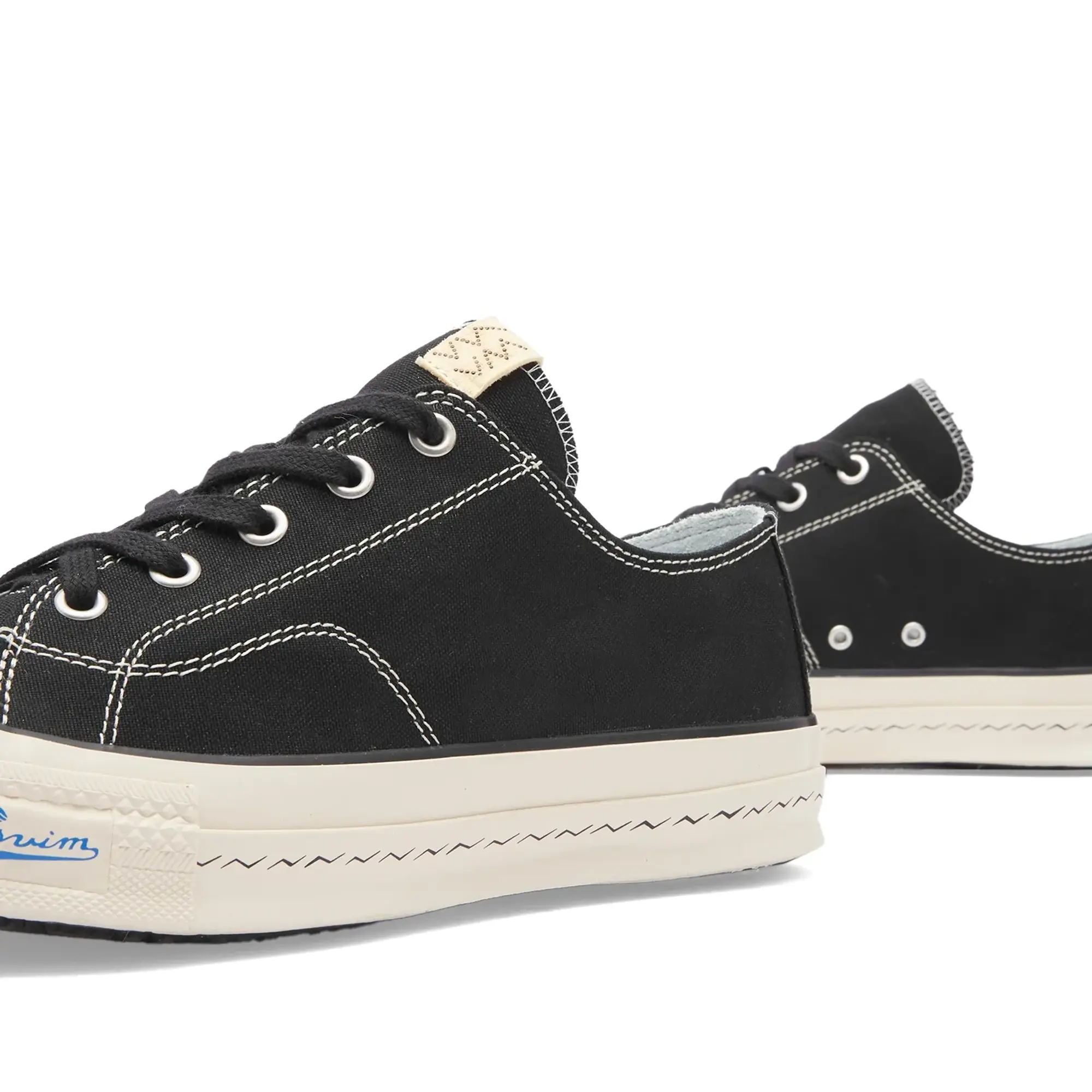 Visvim Men's Skagway L.T Low Sneaker Black