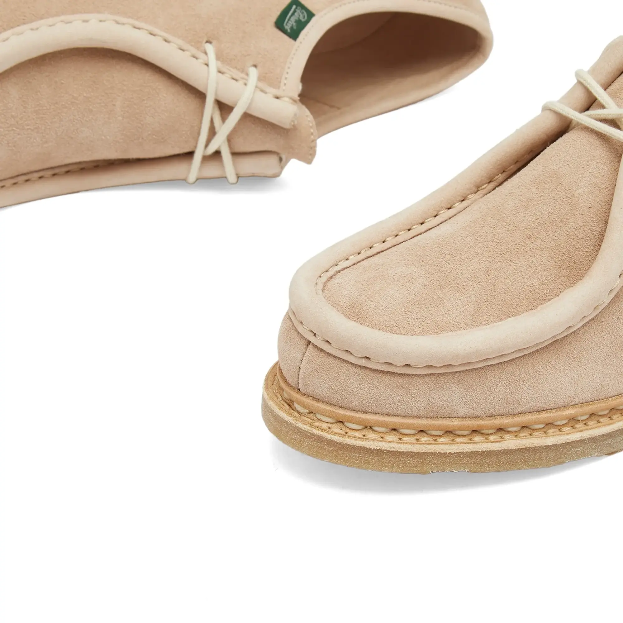 Paraboot Women's Michael Suede Leather Lace Up Derby Shoe Sandstone