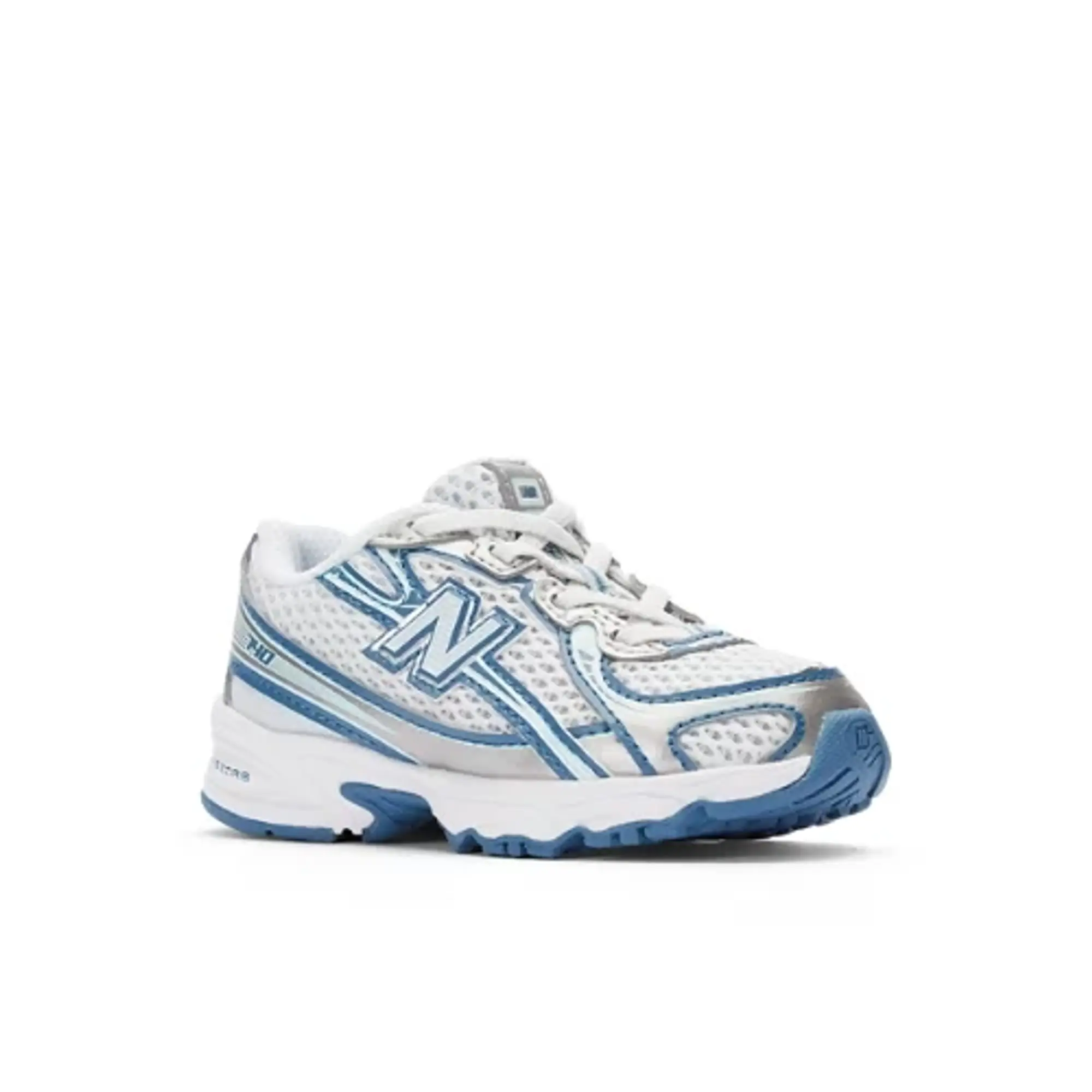 New Balance Infants' 740 BUNGEE LACE in Blue Synthetic