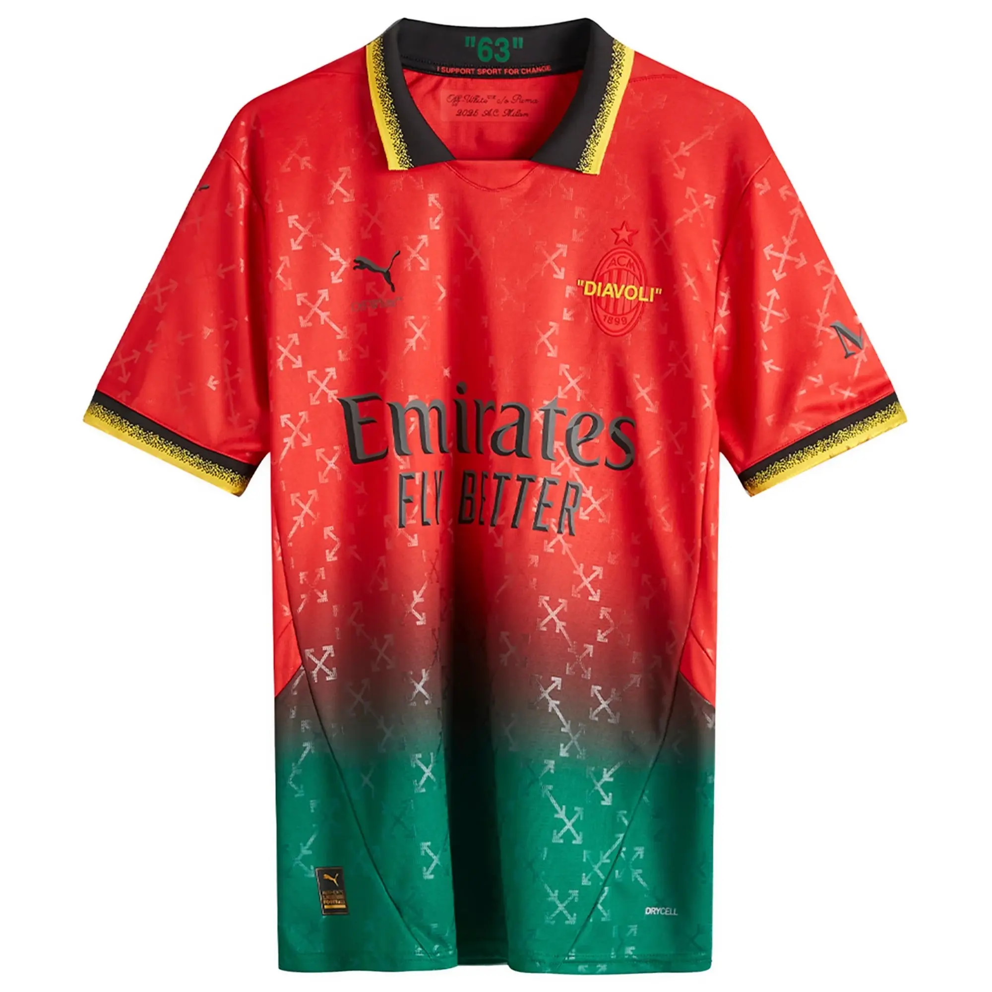 Puma AC Milan x Off-White Jersey Replica