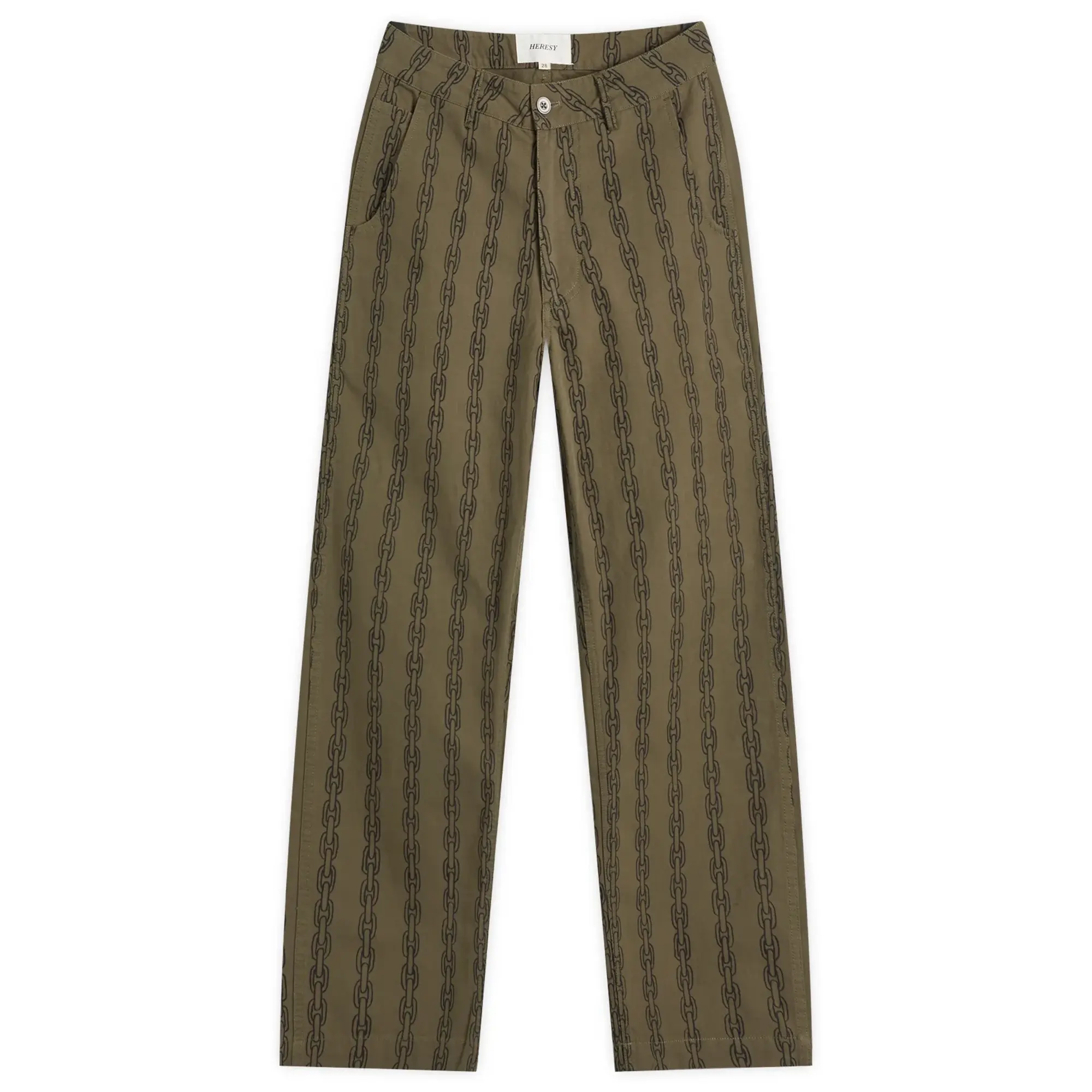 Heresy Women's Chain Trousers Green