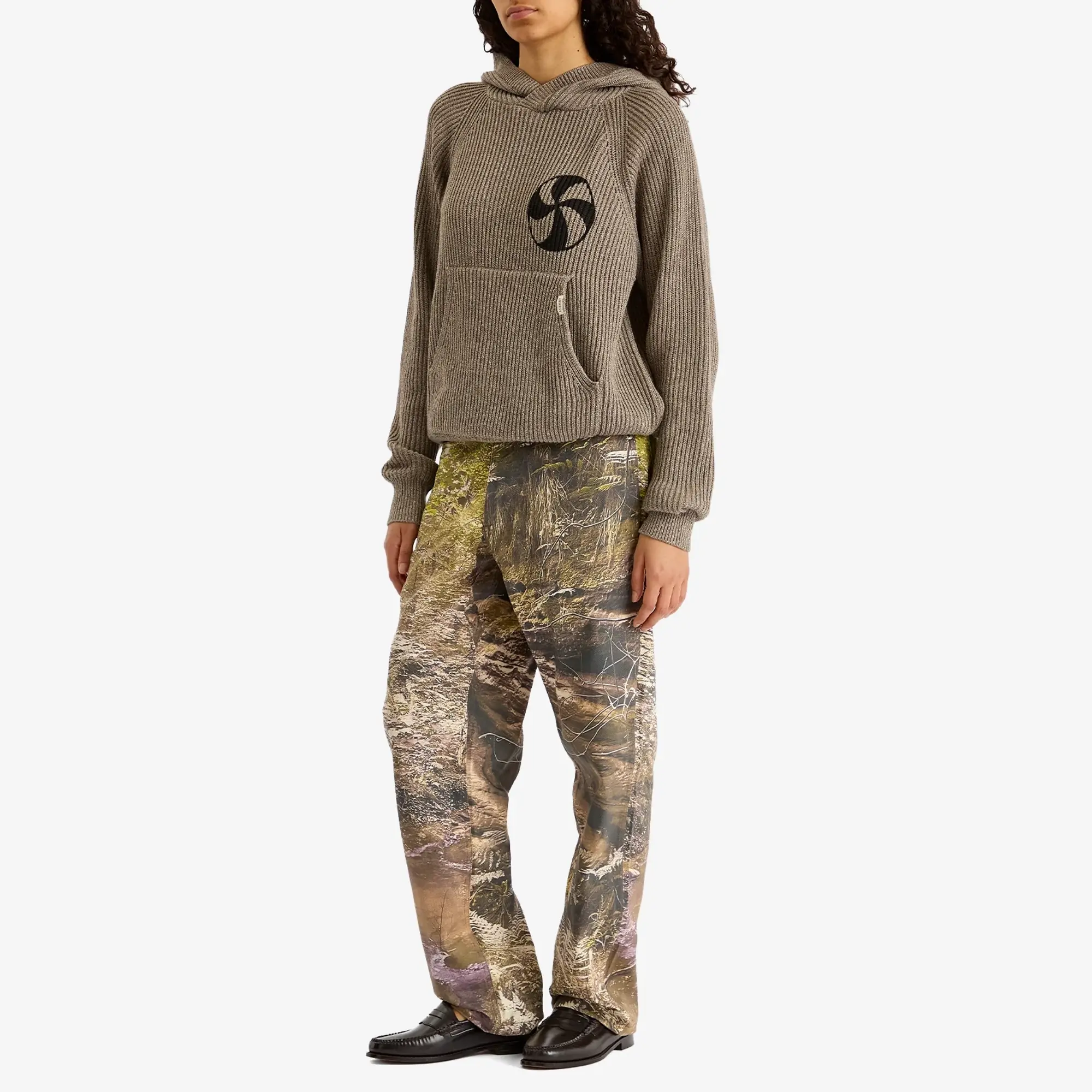 Heresy Women's Hodge Knit Hoodie Brown